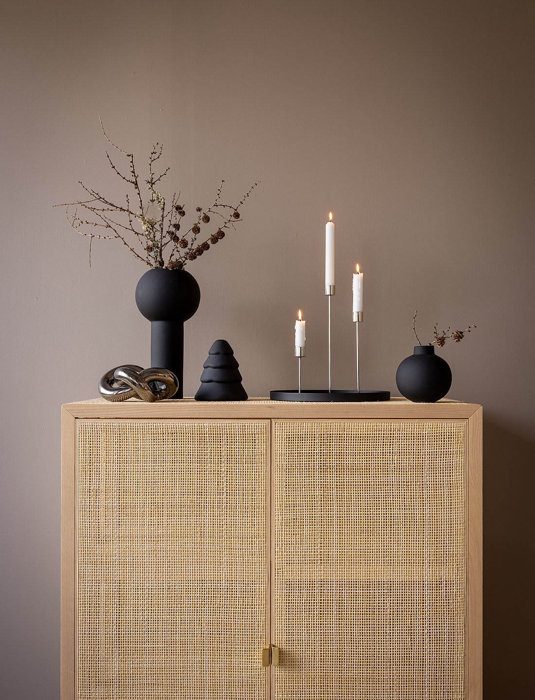 Cooee Design - Candlestick 13cm - nach preis einkaufen - stainless steel - 1