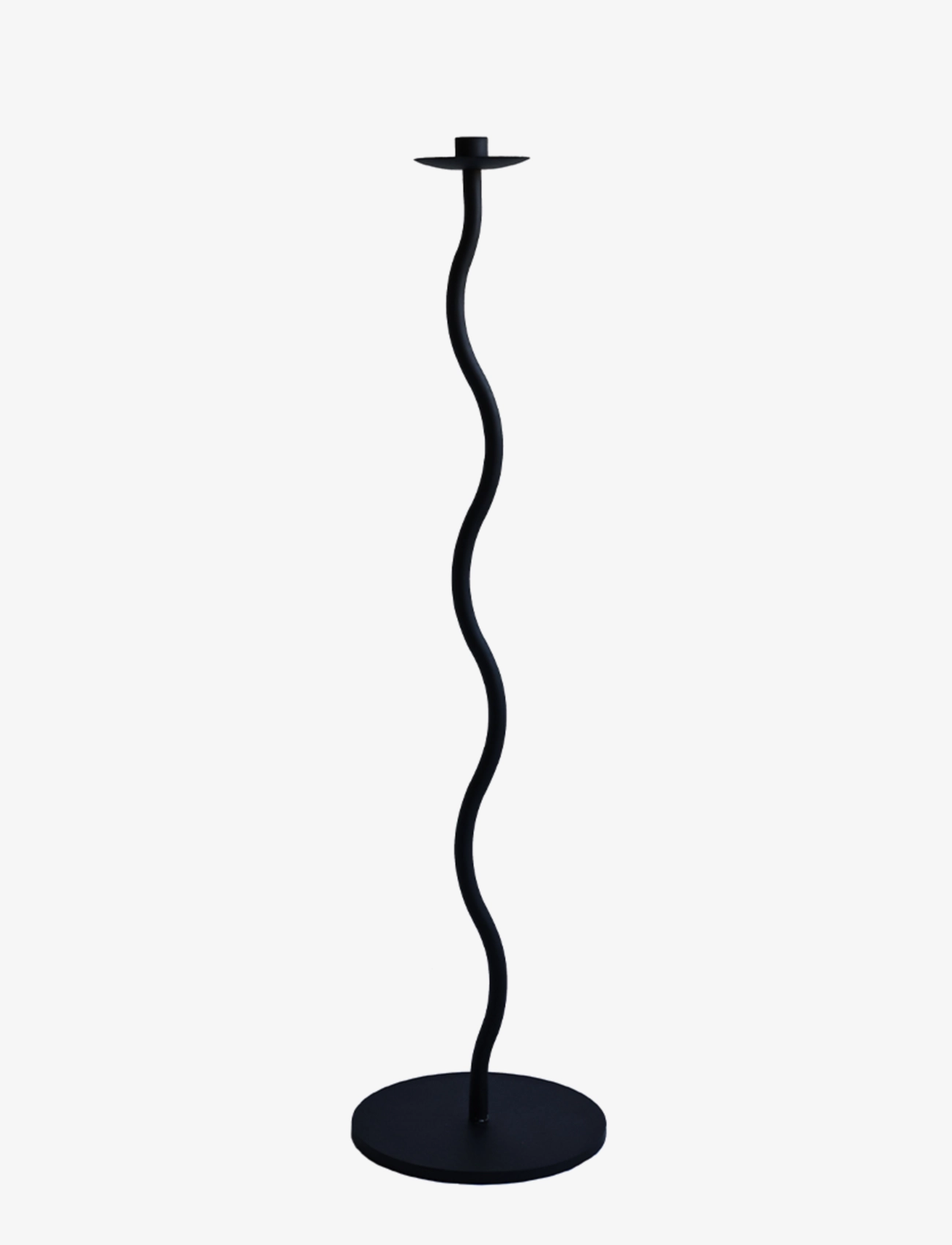 Cooee Design Curved Candleholder 85cm - Namų dekoras - BLACK / black