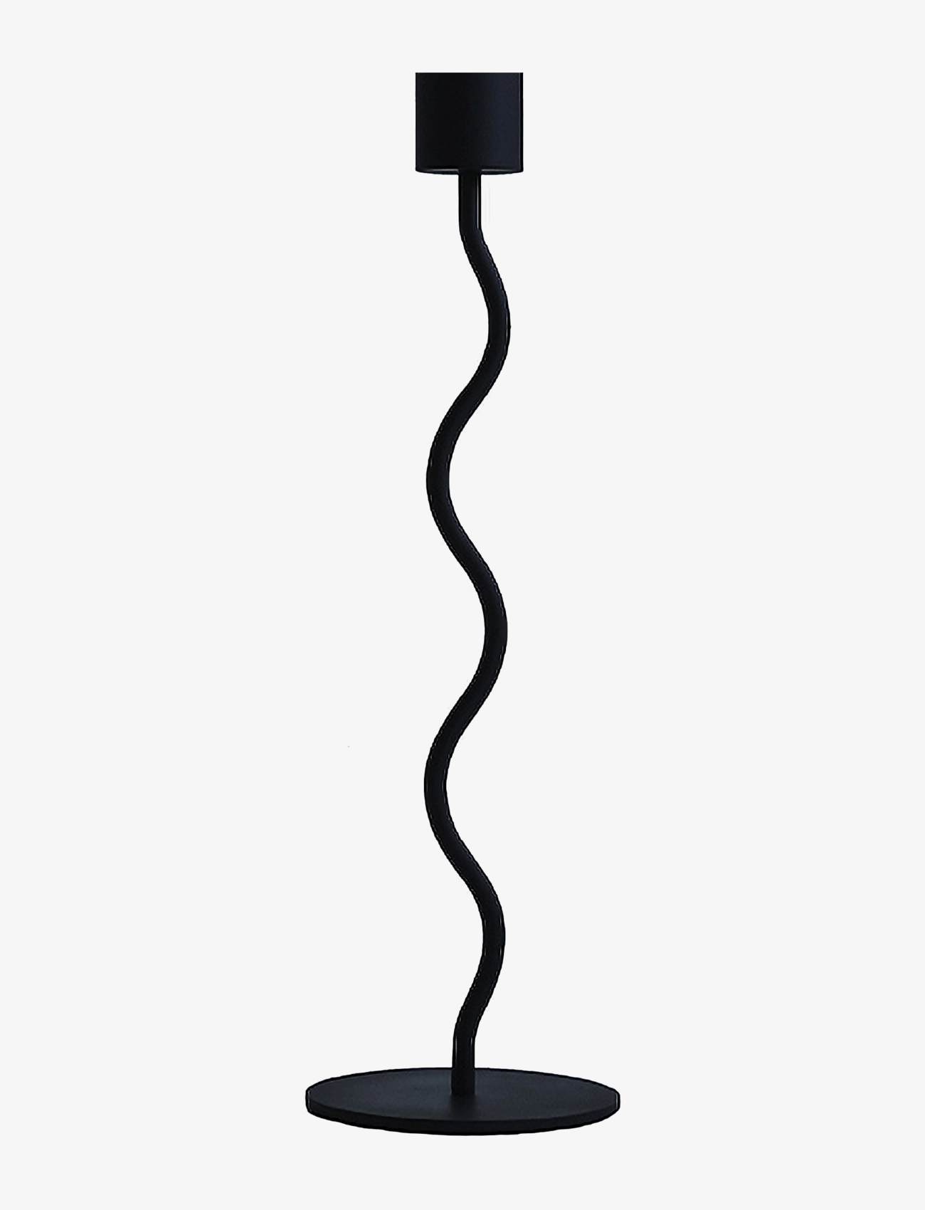 COOEE DESIGN Curved Candleholder Schwarz - H26CM - Unisex