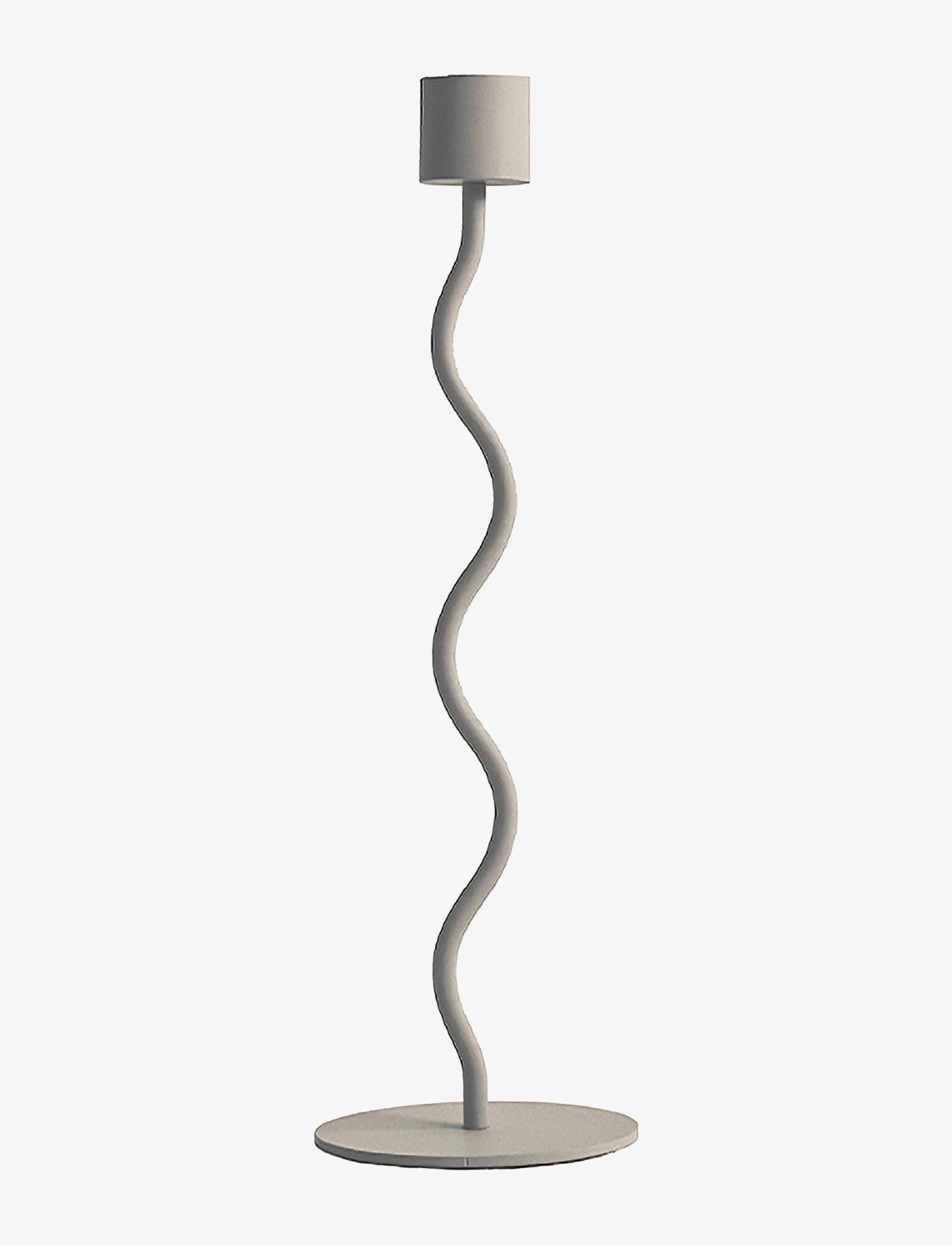 COOEE DESIGN Curved Candleholder Beige - H26CM - Unisex