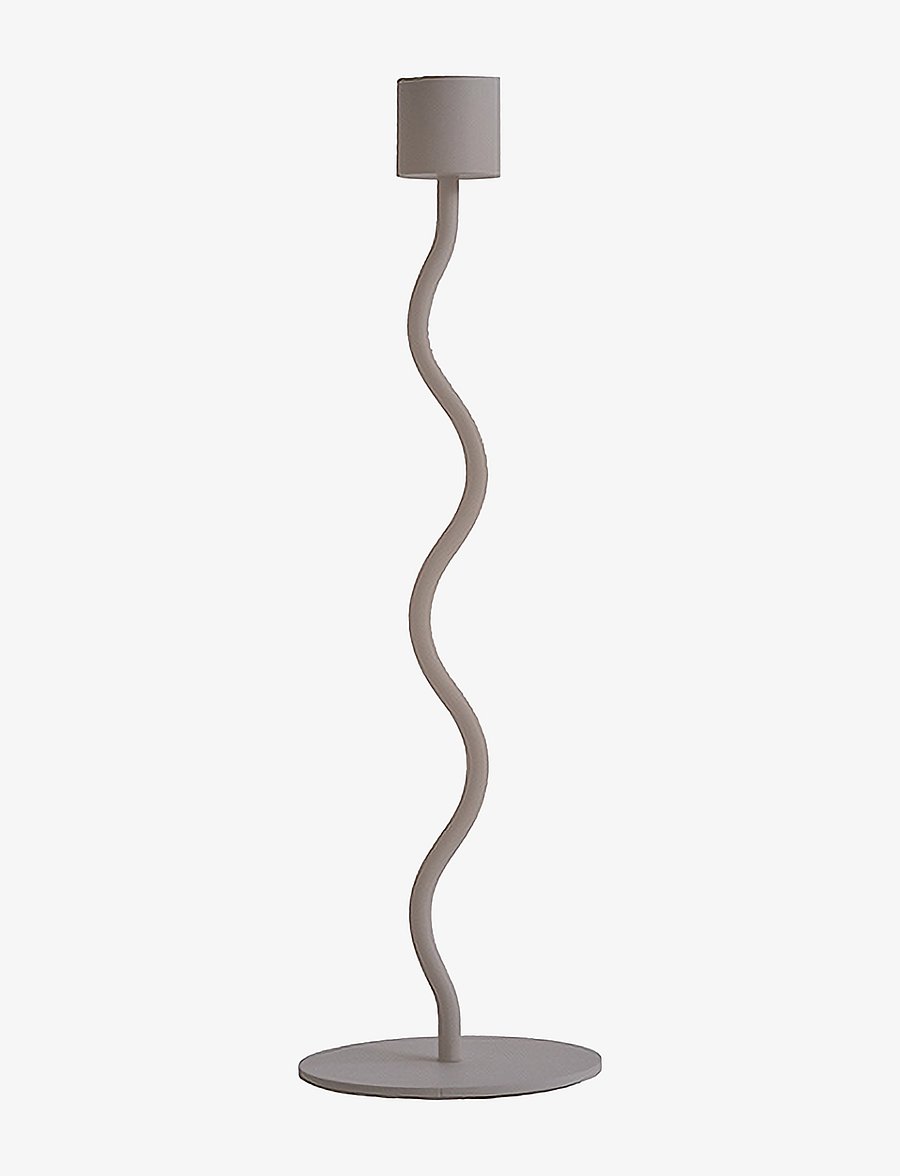 Cooee Design - Curved Candlestick - küünlajalad - taupe - 0
