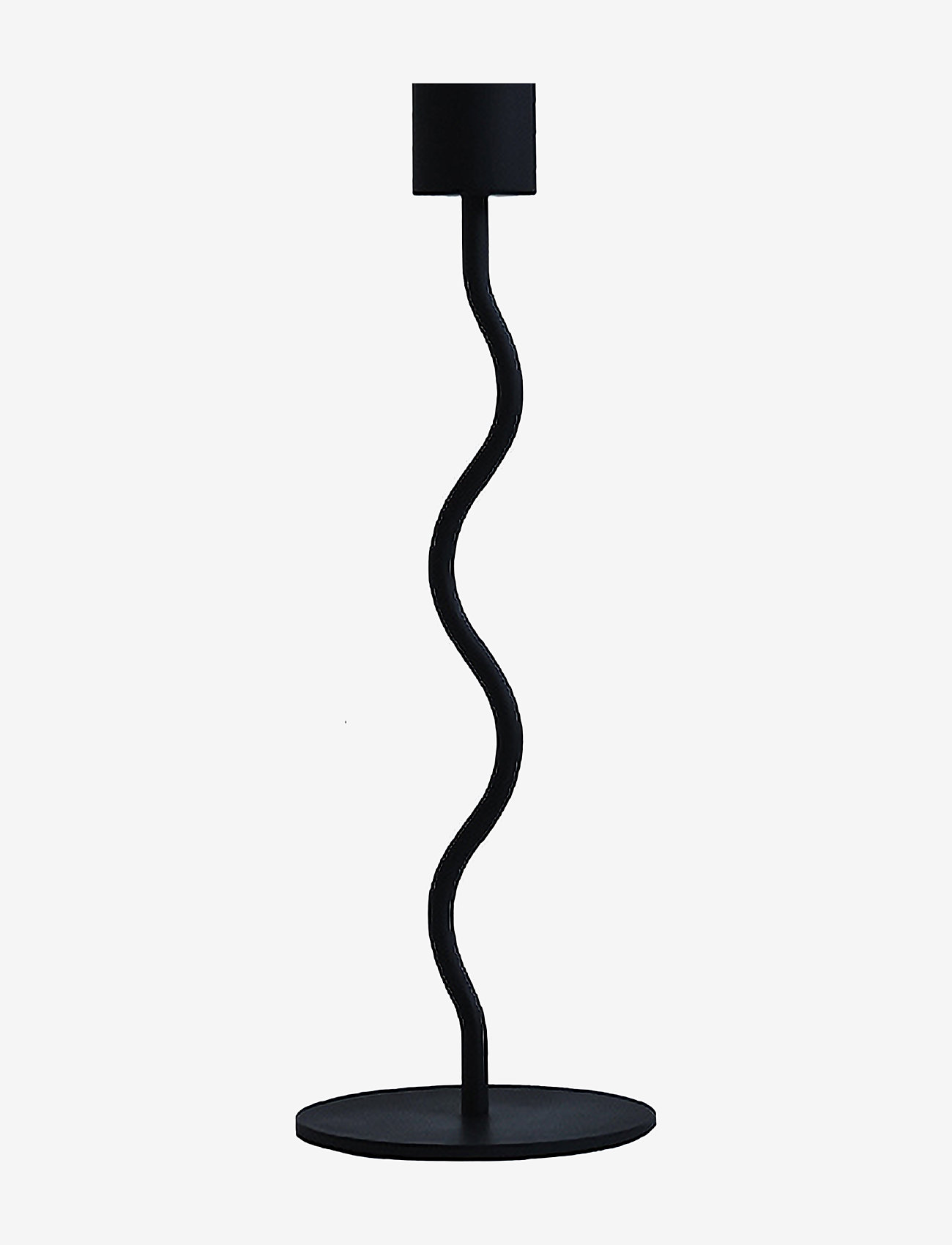 Cooee Design - Curved Candleholder - lysestager - black - 1