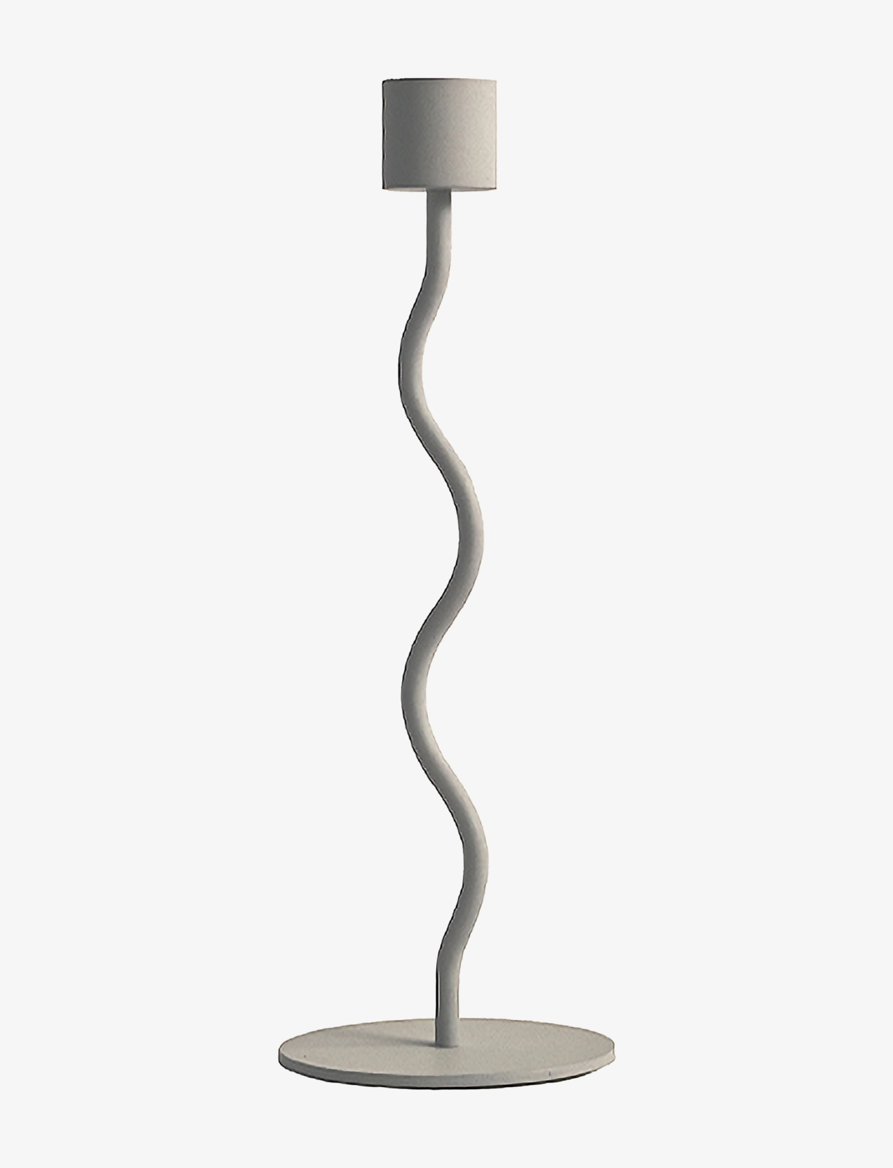 COOEE DESIGN Curved Candleholder Beige - H23CM - Unisex