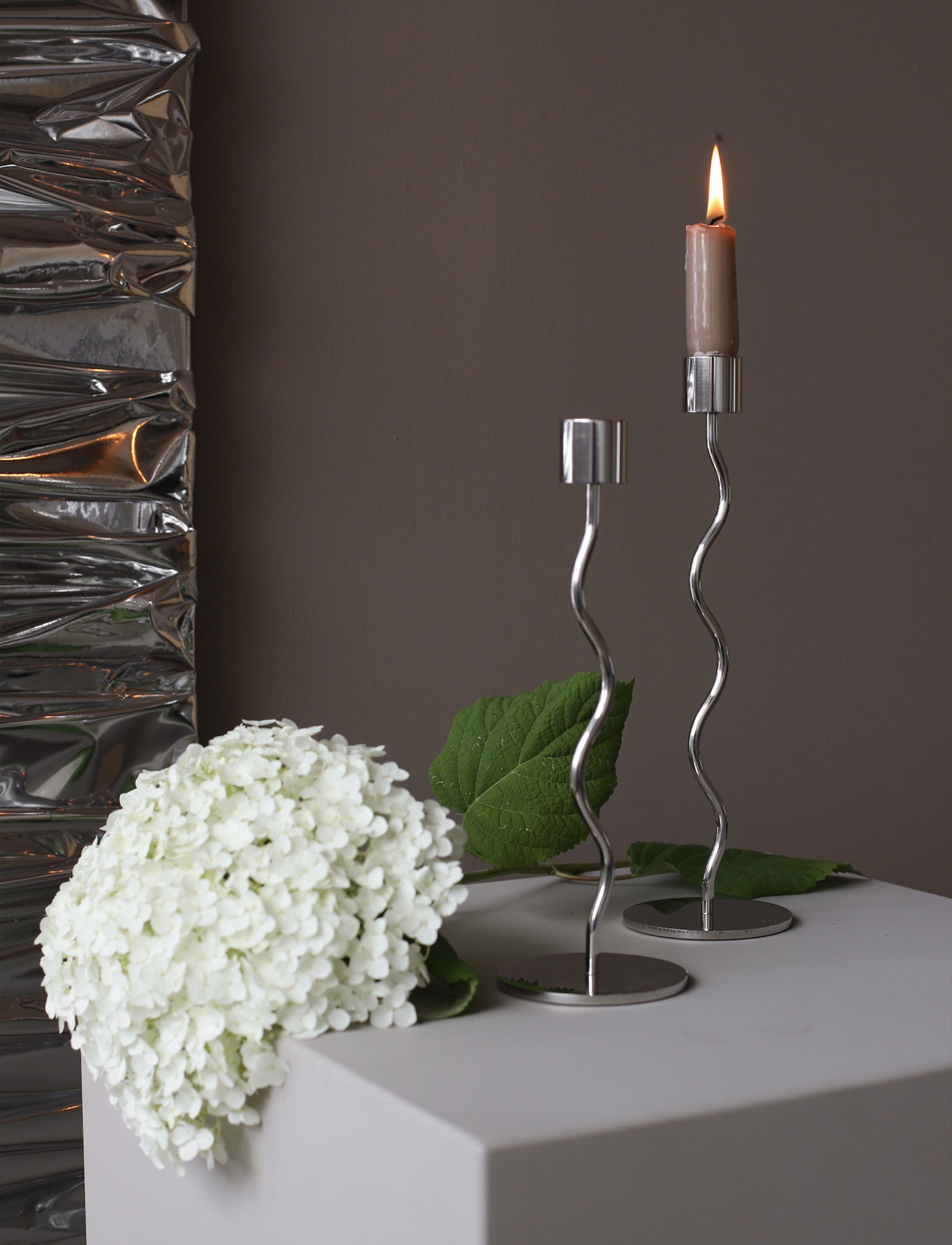 Cooee Design - Curved Candleholder - die niedrigsten preise - stainless steel - 2