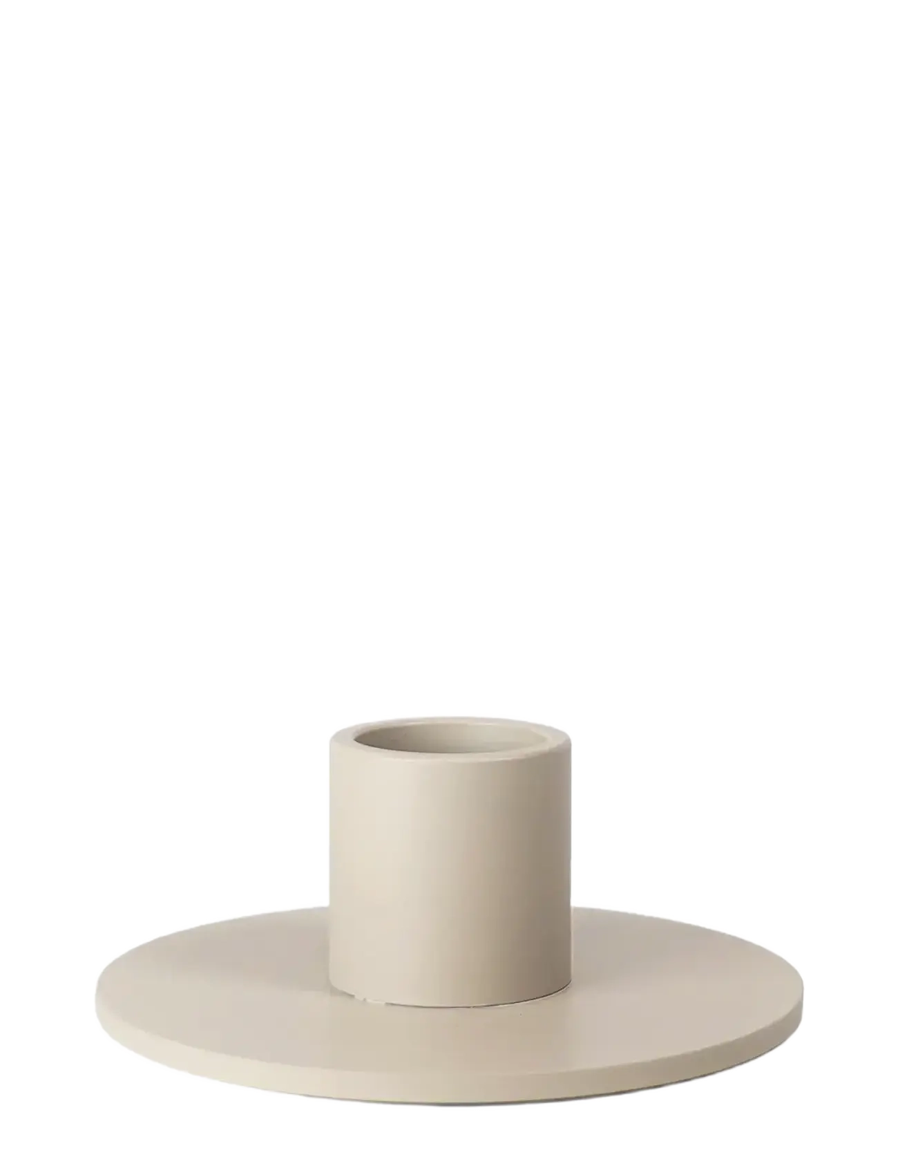 COOEE DESIGN Candlestick Low 30Mm Stainless Steel Cream - H:3CM - Unisex