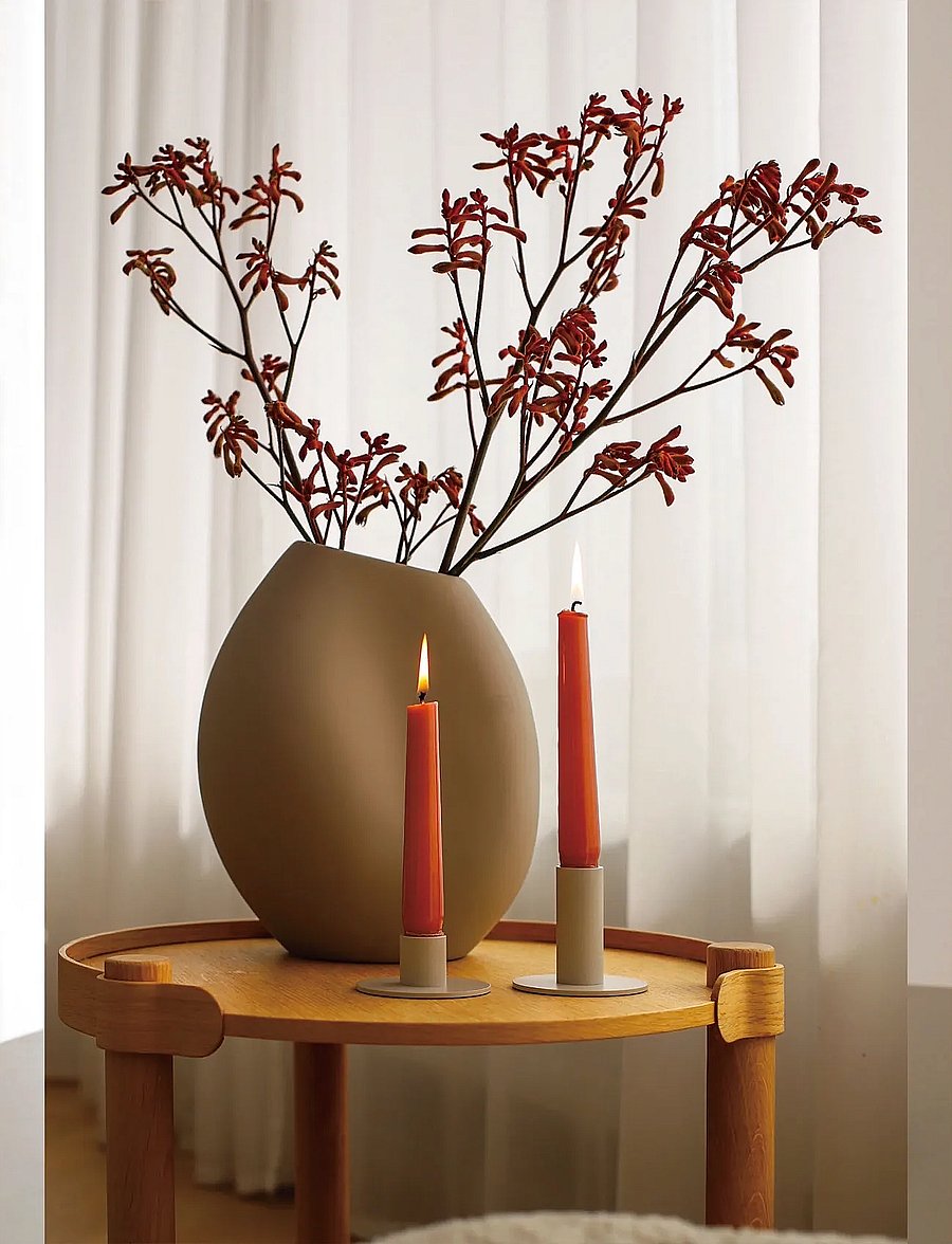 Cooee Design - Candlestick Low 30mm Sand - kerzenständer - sand - 2