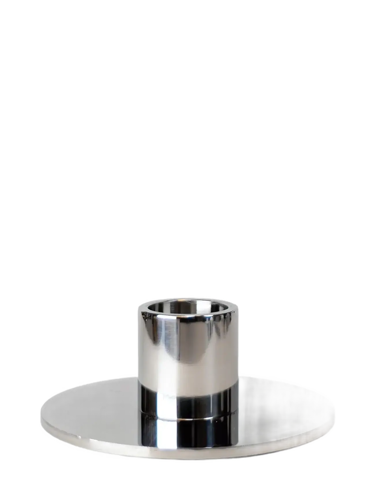 COOEE DESIGN Candlestick Low 30Mm Stainless Steel Silber - H:3CM - Unisex