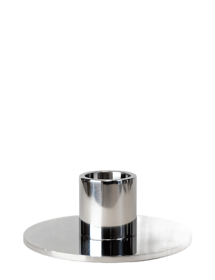 Cooee Design - Candlestick Low 30mm Stainless Steel - kerzenständer - stainless steel - 1