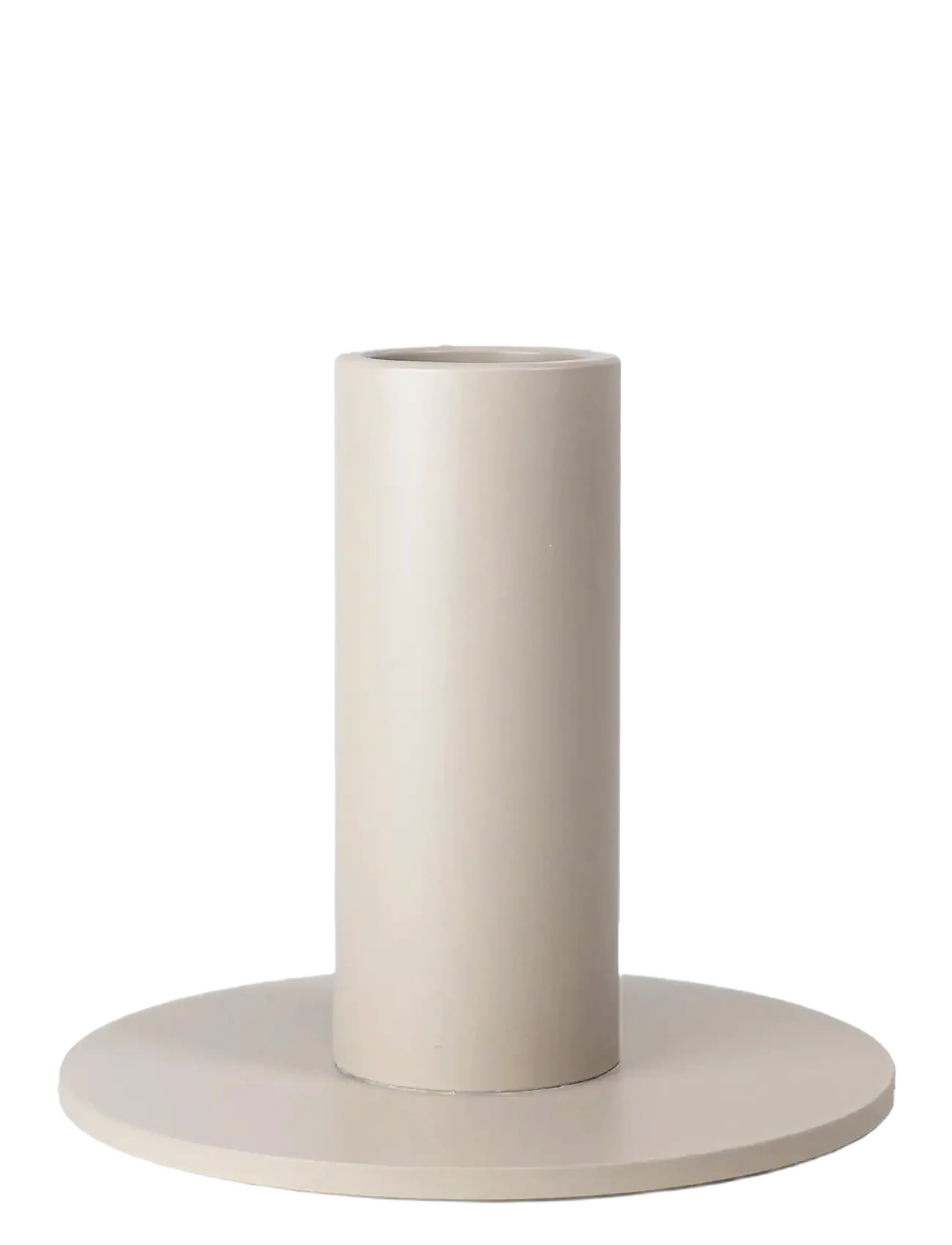 COOEE DESIGN Candlestick Low 70Mm Sand Cream - H:7CM - Unisex