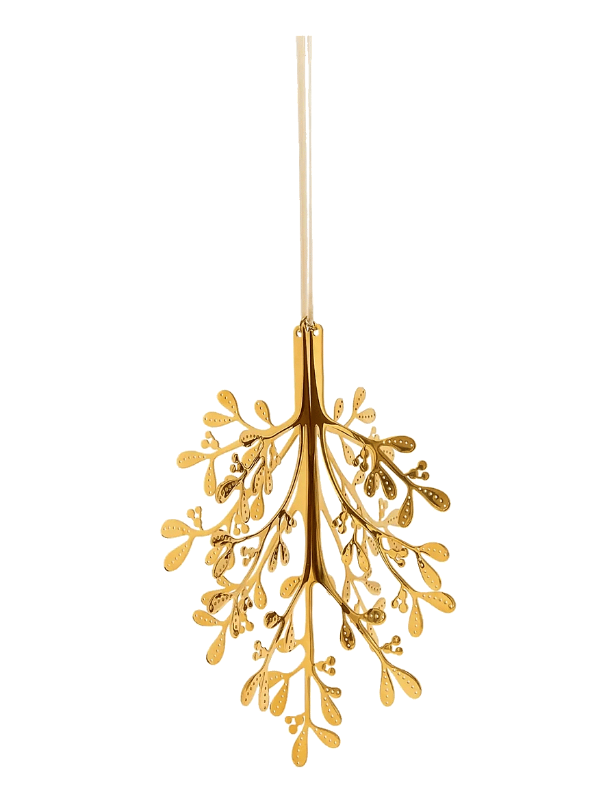 Cooee Design - Christmas Deco Mistletoe 29cm Brass - weihnachtskugeln - brass - 1