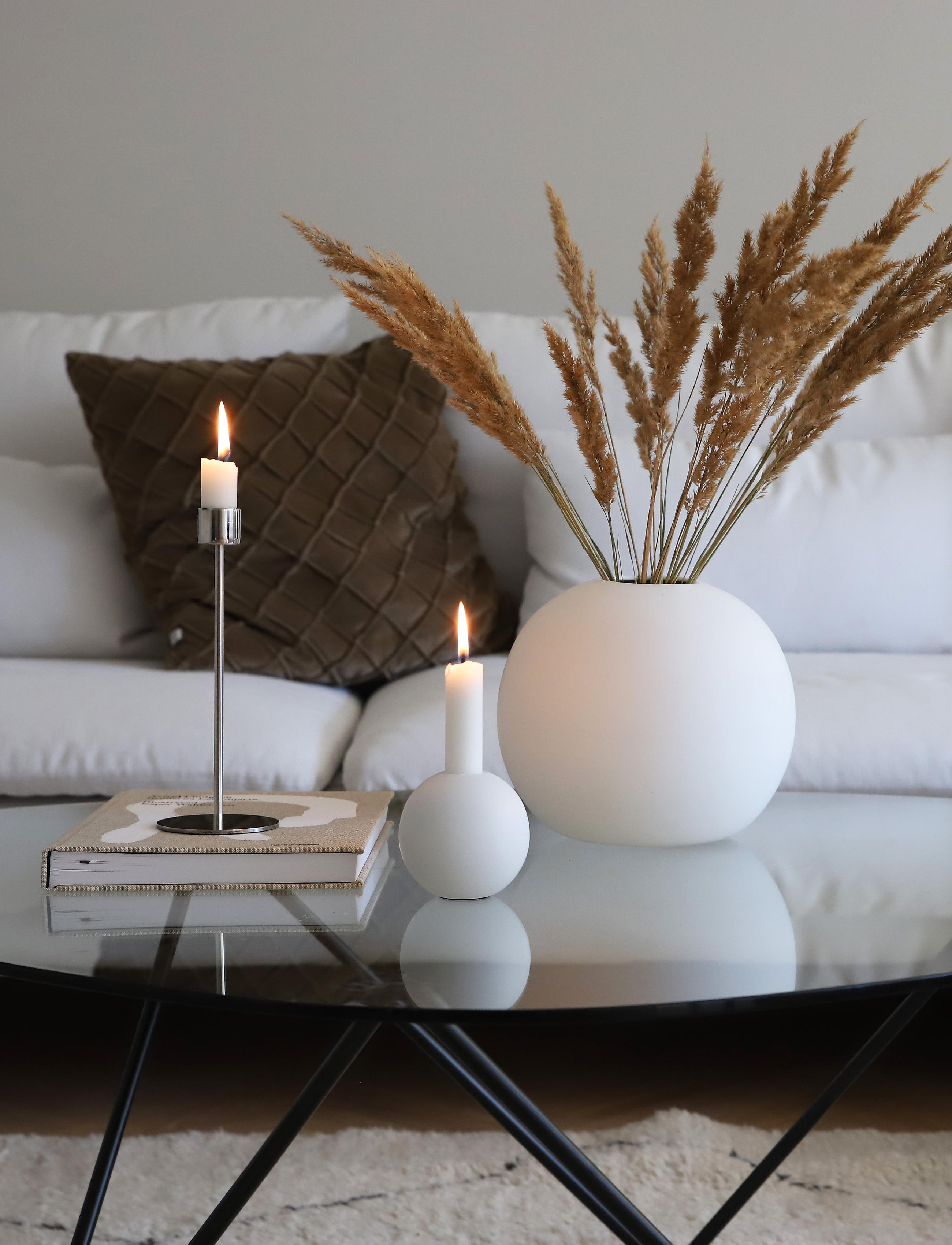 Cooee Design - Candlestick Ball 8cm - white - 1
