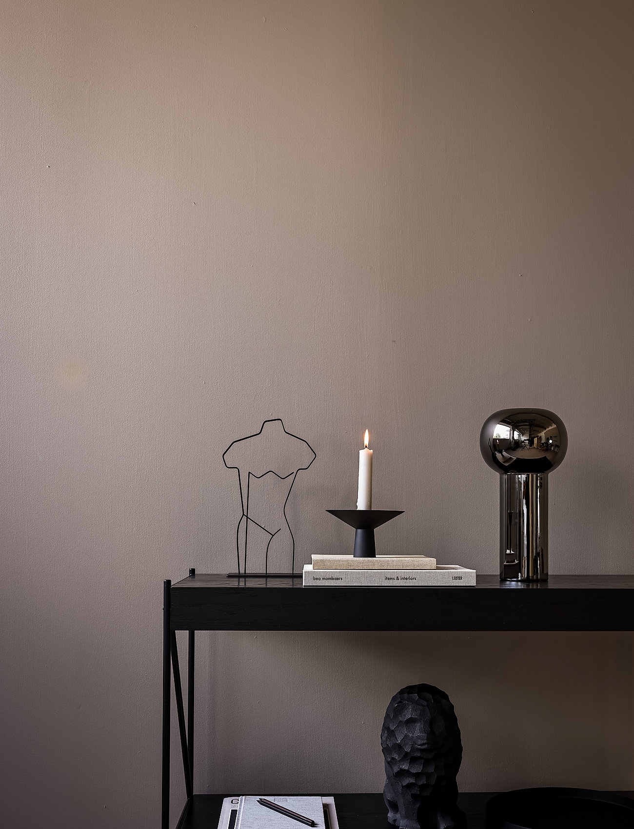 Cooee Design - Uma Candle - laveste priser - black - 1