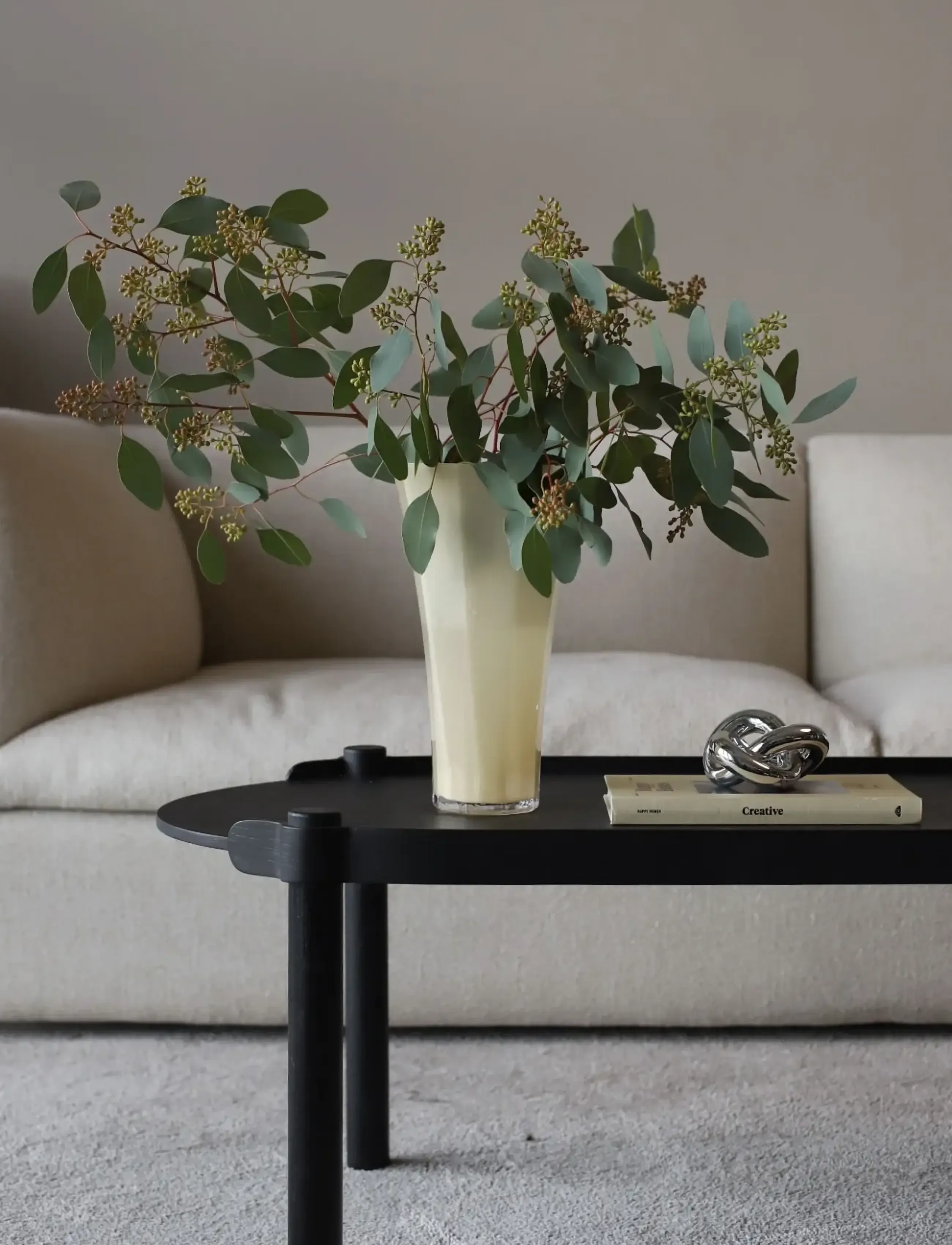 Cooee Design - Liliane Vase 28cm Butter Yellow - vases - butter yellow - 0