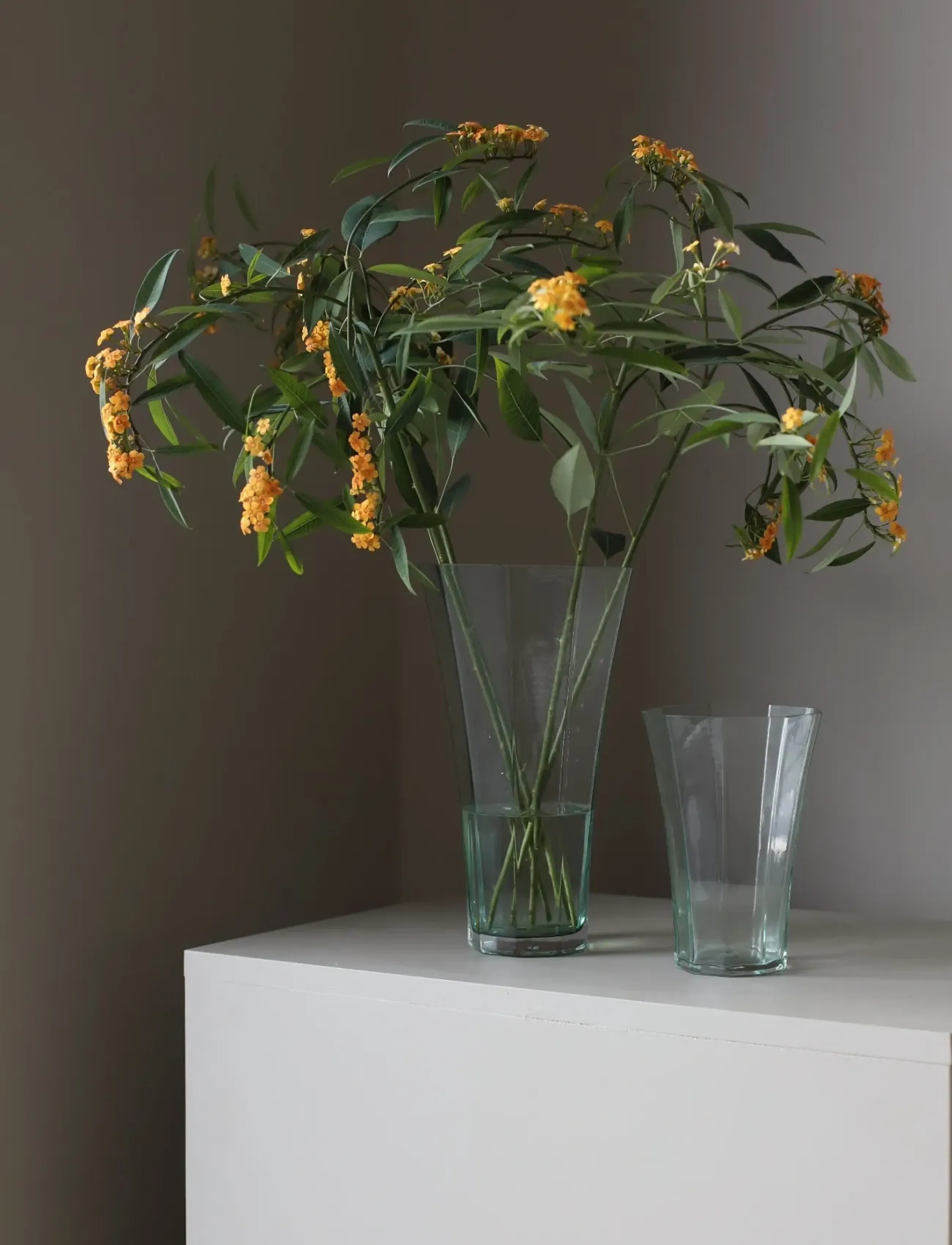 Cooee Design Liliané Vase 18Cm Bottle Green, One Size, Vases, Grün - Tulip Homeware