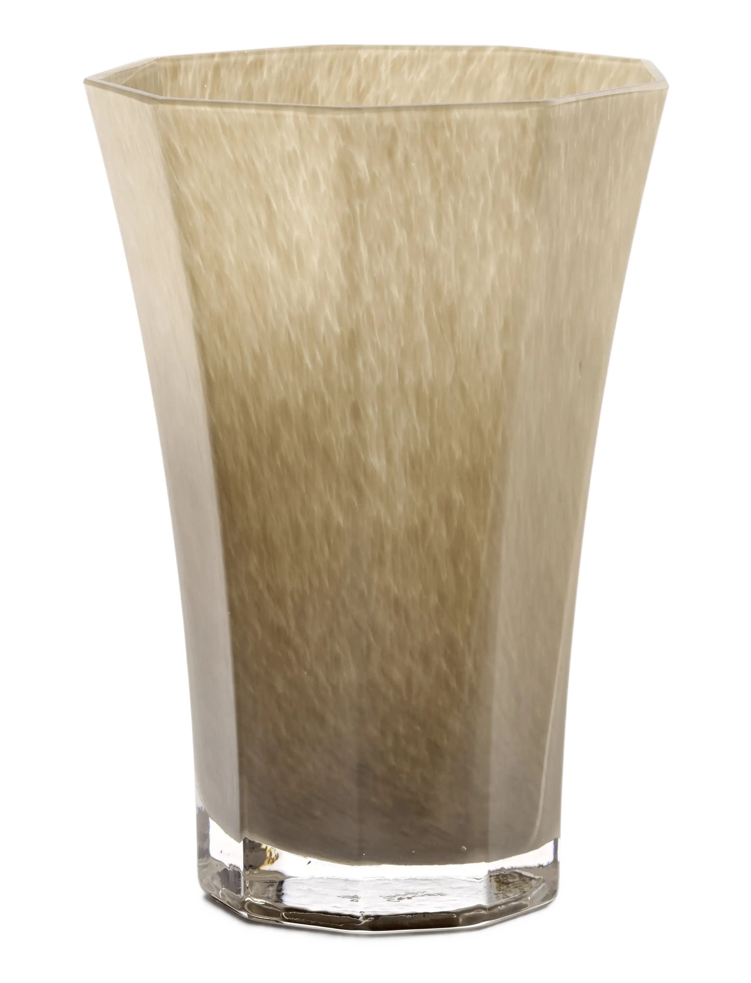 COOEE DESIGN Liliane Vase 18Cm Sand Beige - One Size - Unisex