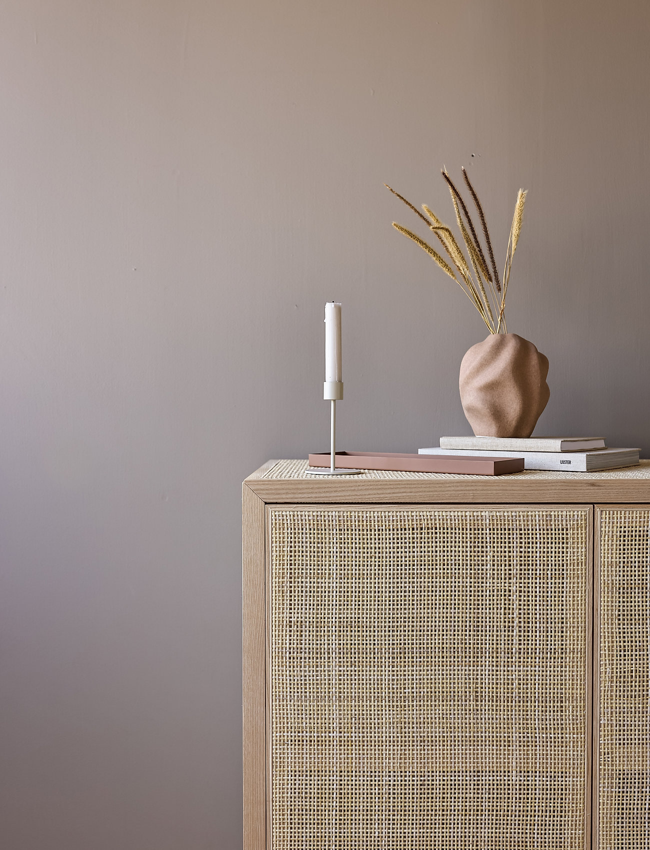Cooee Design Candlestick 13Cm, H:13 cm 9, Candlesticks & Lanterns, Beige - Candlesticks, Homeware