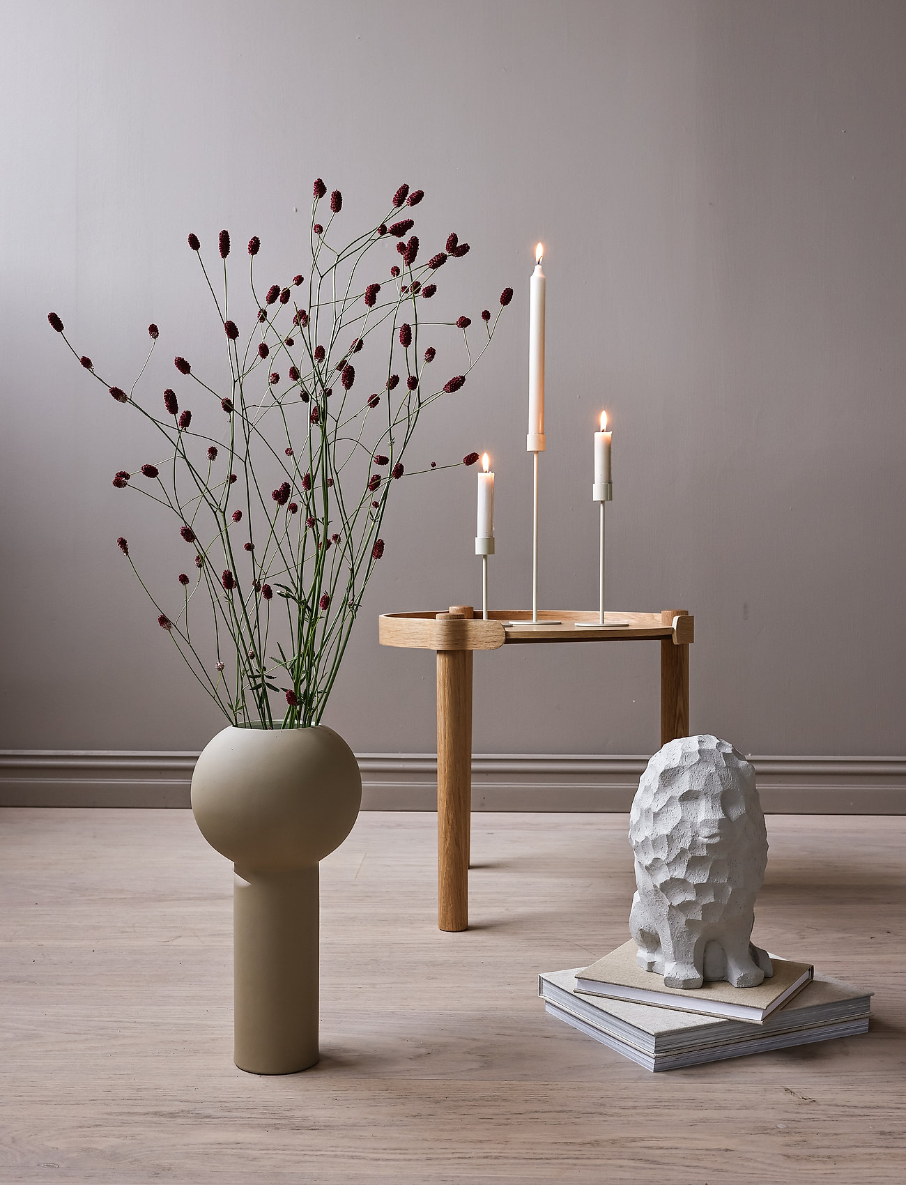 Cooee Design - Candlestick 13cm - madalaimad hinnad - sand - 4