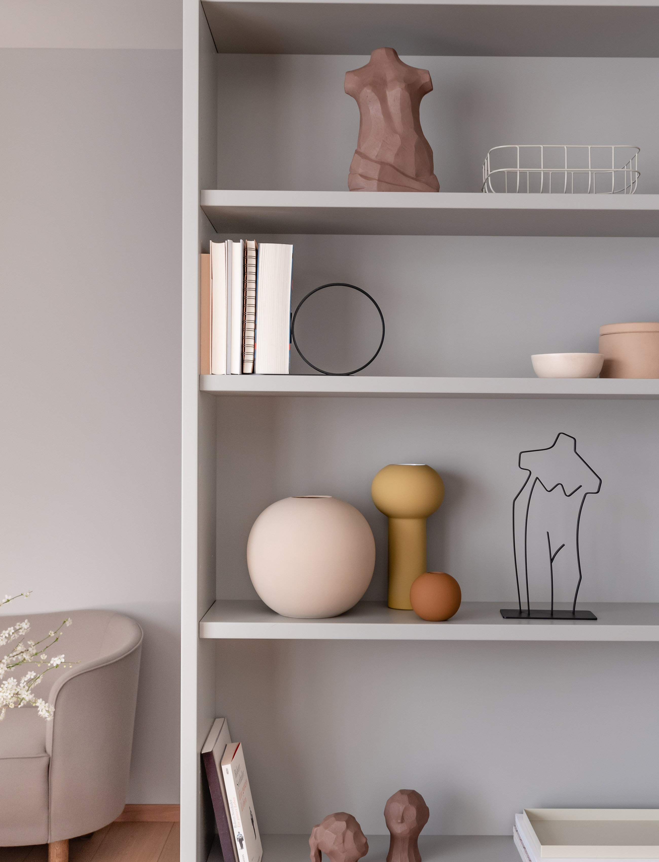 Cooee Design - Wire Ruth Black - porcelāna figūriņas un skulptūras - black - 2