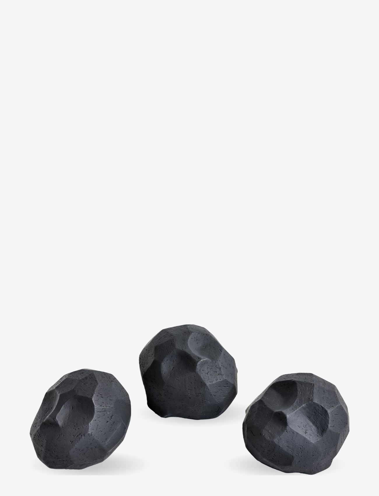 Cooee Design - Sculpture Pebble Head - skulpturer & porcelænsfigurer - black - 0