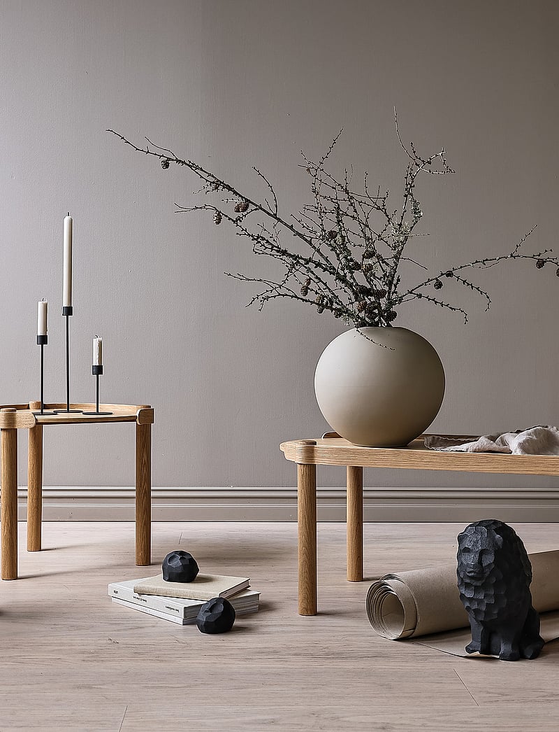 Cooee Design - Sculpture Pebble Head - portselanist kujukesed ja skulptuurid - black - 4