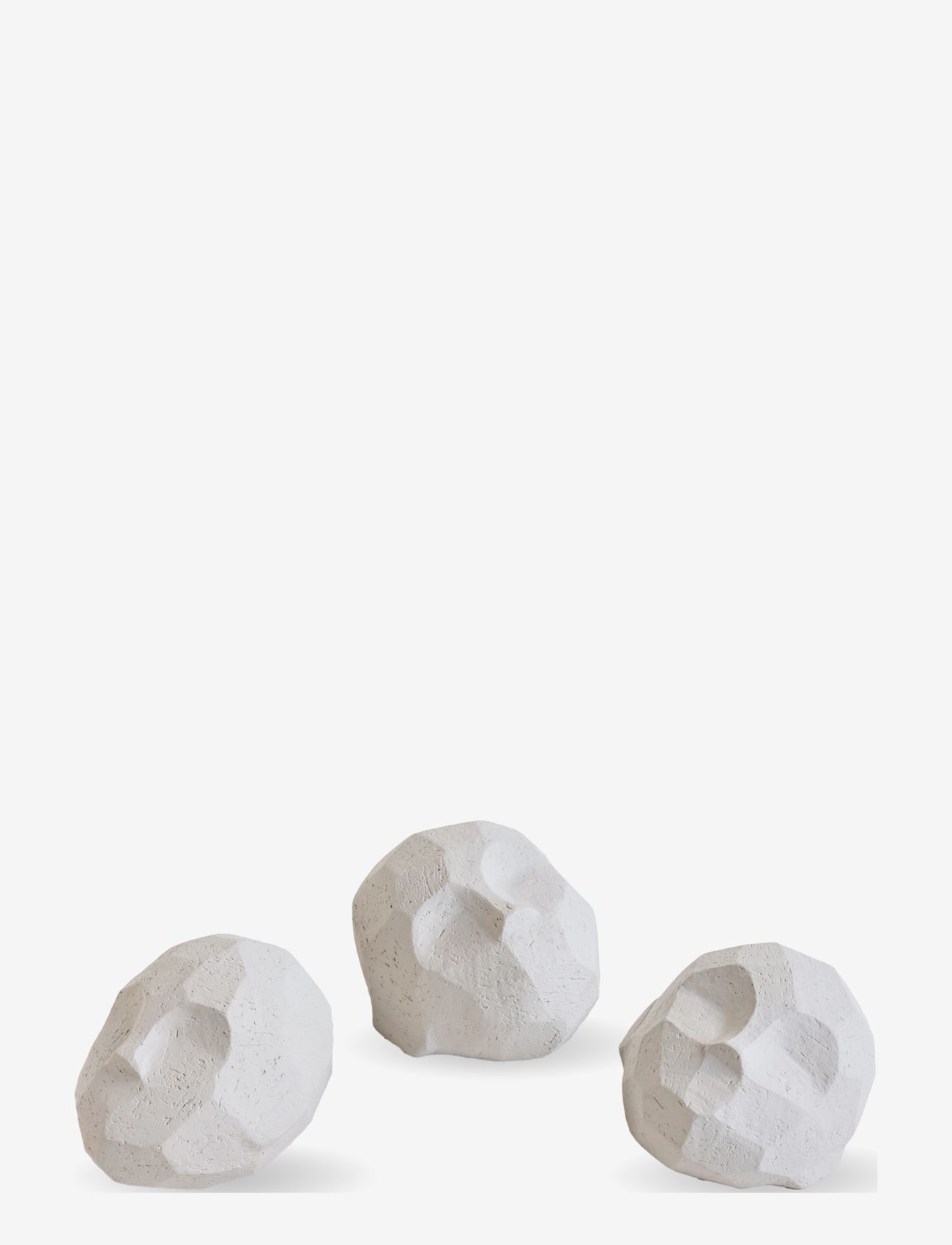 Cooee Design - Sculpture Pebble Head - veistokset & posliinikoristeet - limestone - 0