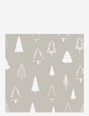 Cooee Design - Napkin Woods - papirservietter - sand/white - 0