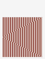 Cooee Design - Napkin Broken Lines - papirservietter - berry/white - 0