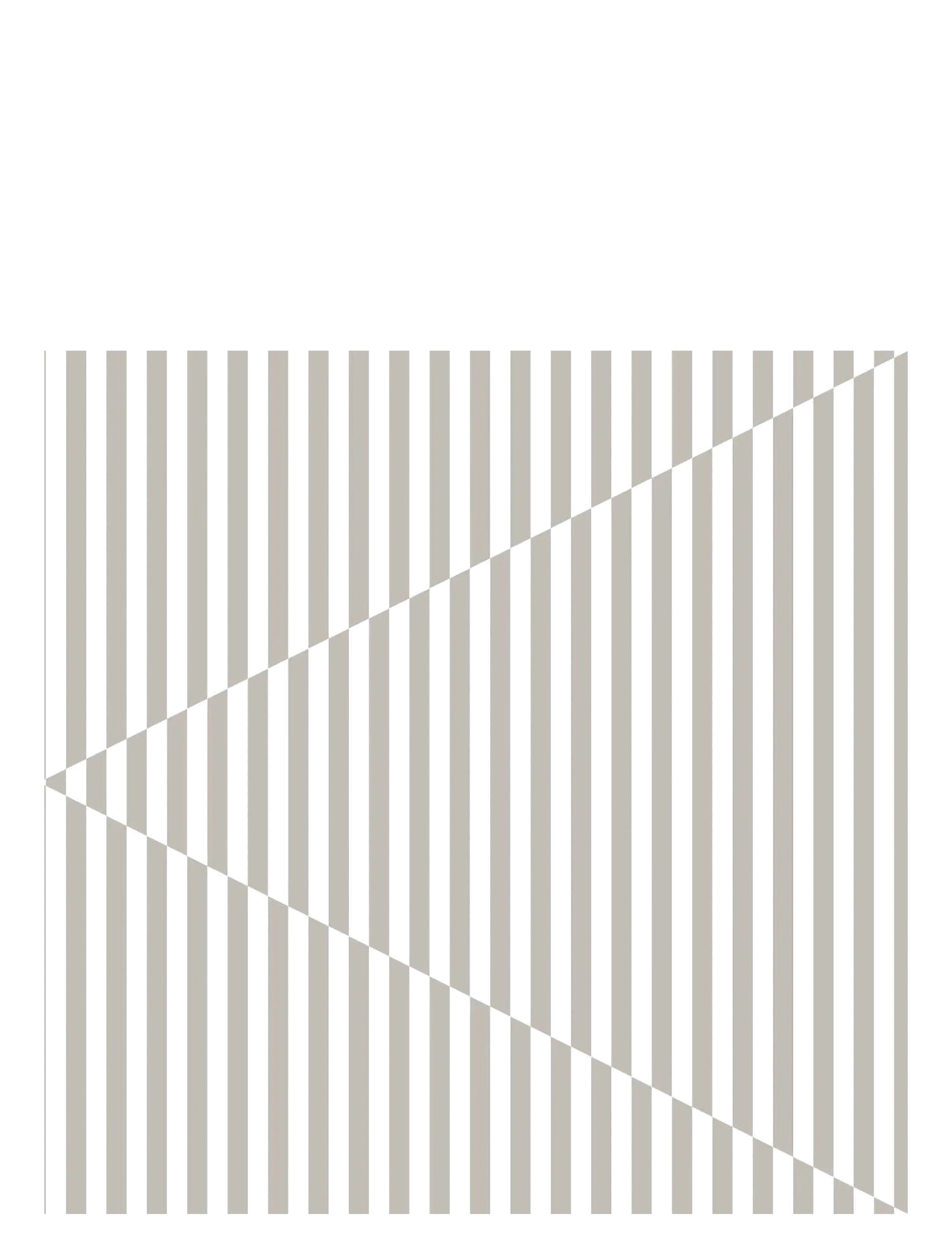 Cooee Design Napkin Broken Lines, Paper Serviet, Creme, Str: ONE SIZE