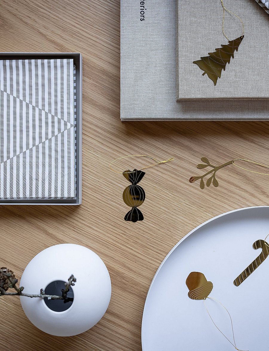 Cooee Design - Napkin Broken Lines - stoffservietten - sand/white - 3