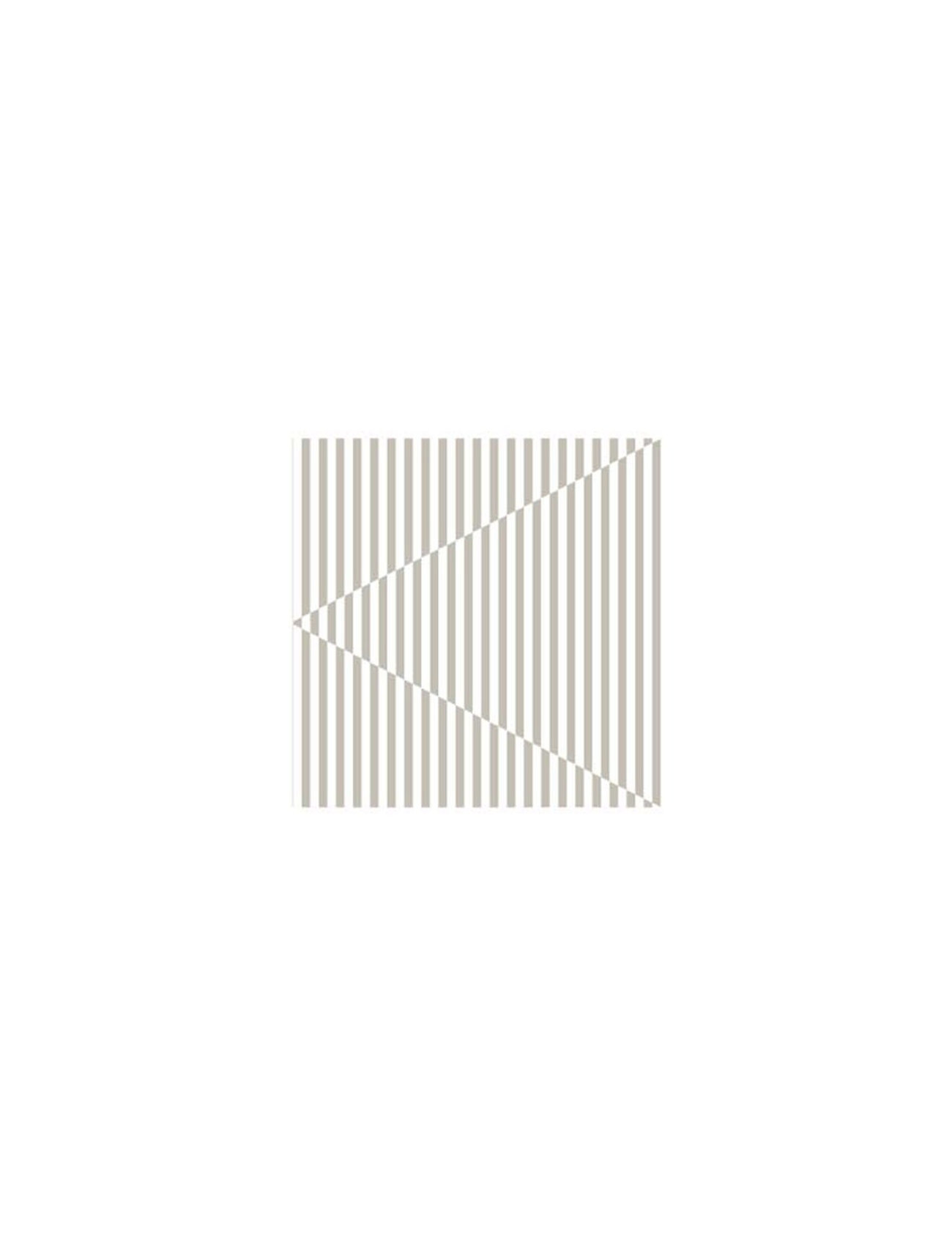 Cooee Design - Napkin Broken Lines - popierinės servetėlės - sand/white - 0