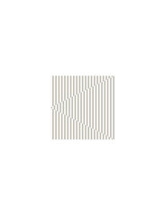 Cooee Design - Napkin Broken Lines - pappersservetter - sand/white - 0