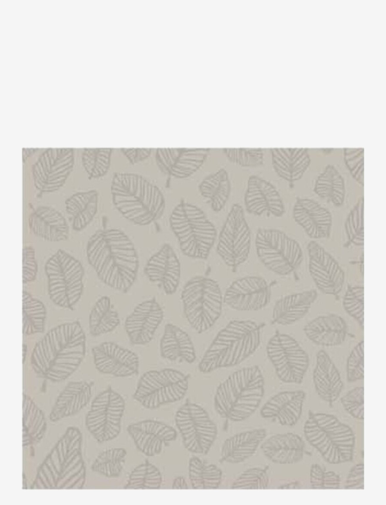 COOEE DESIGN Serviette Leaf Embossed Beige - One Size - Unisex