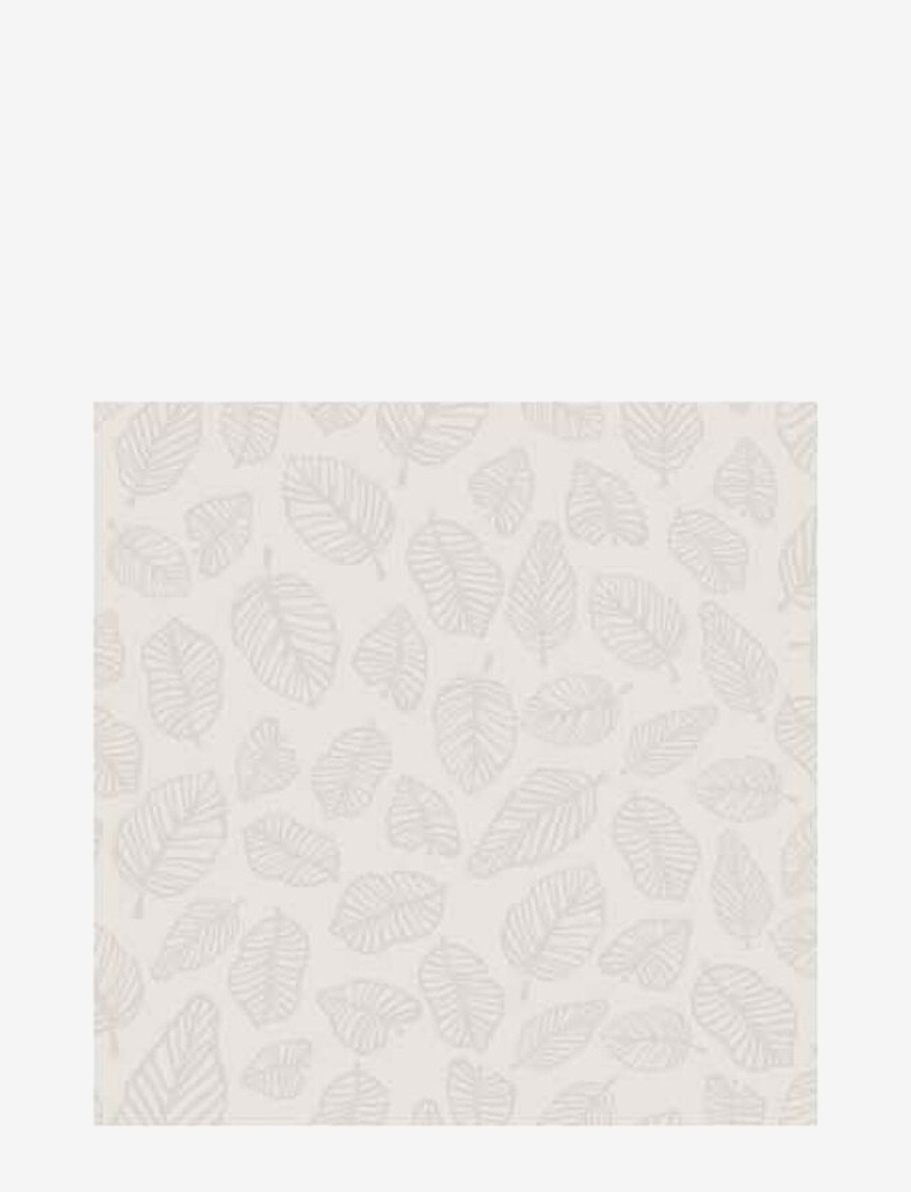 COOEE DESIGN Serviette Leaf Embossed Cream - One Size - Unisex