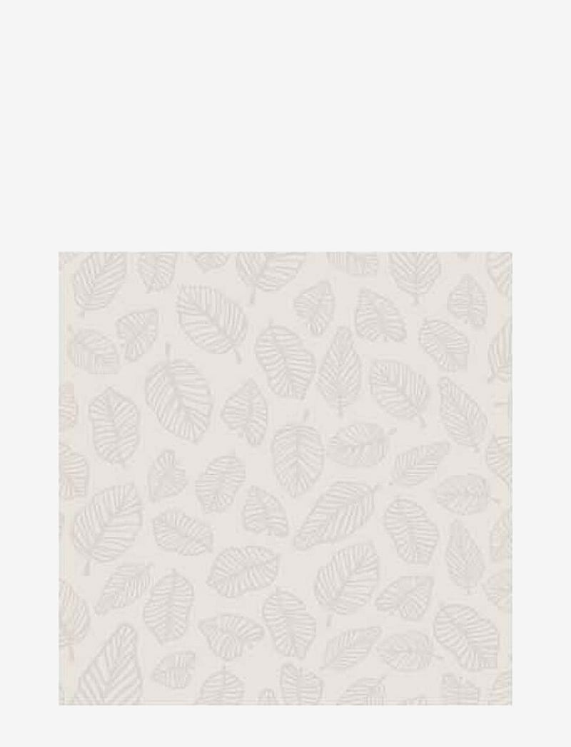 Cooee Design - Napkin Leaf Embossed - papierservietten - shell - 0