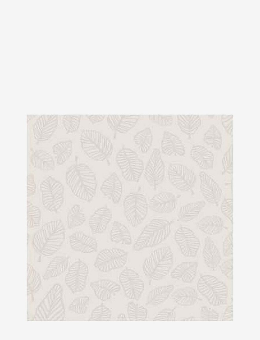 Cooee Design - Napkin Leaf Embossed - stoffservietten - shell - 0