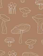 Cooee Design - Napkin Fungi - paper napkins - hazelnut - 1