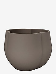 Cooee Design - Clover Flower Pot 12cm - najniższe ceny - mud - 0