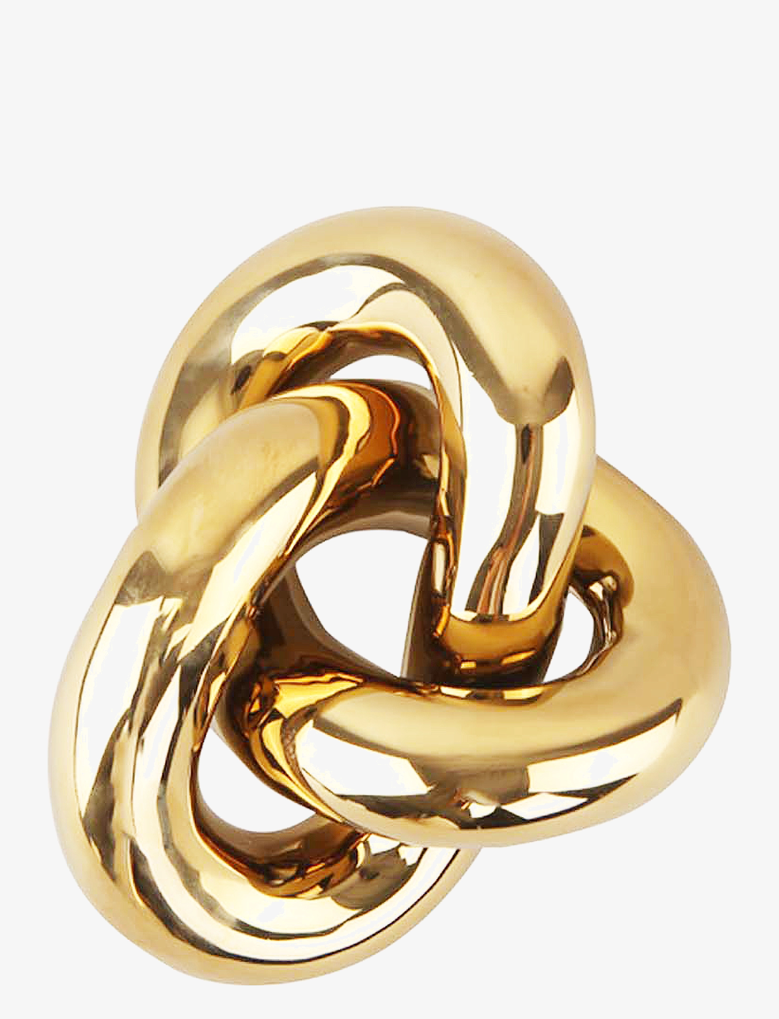 COOEE DESIGN Knot Table Klein Hell Gold Gold - 11.5X9X5.5CMx11.5 - Unisex