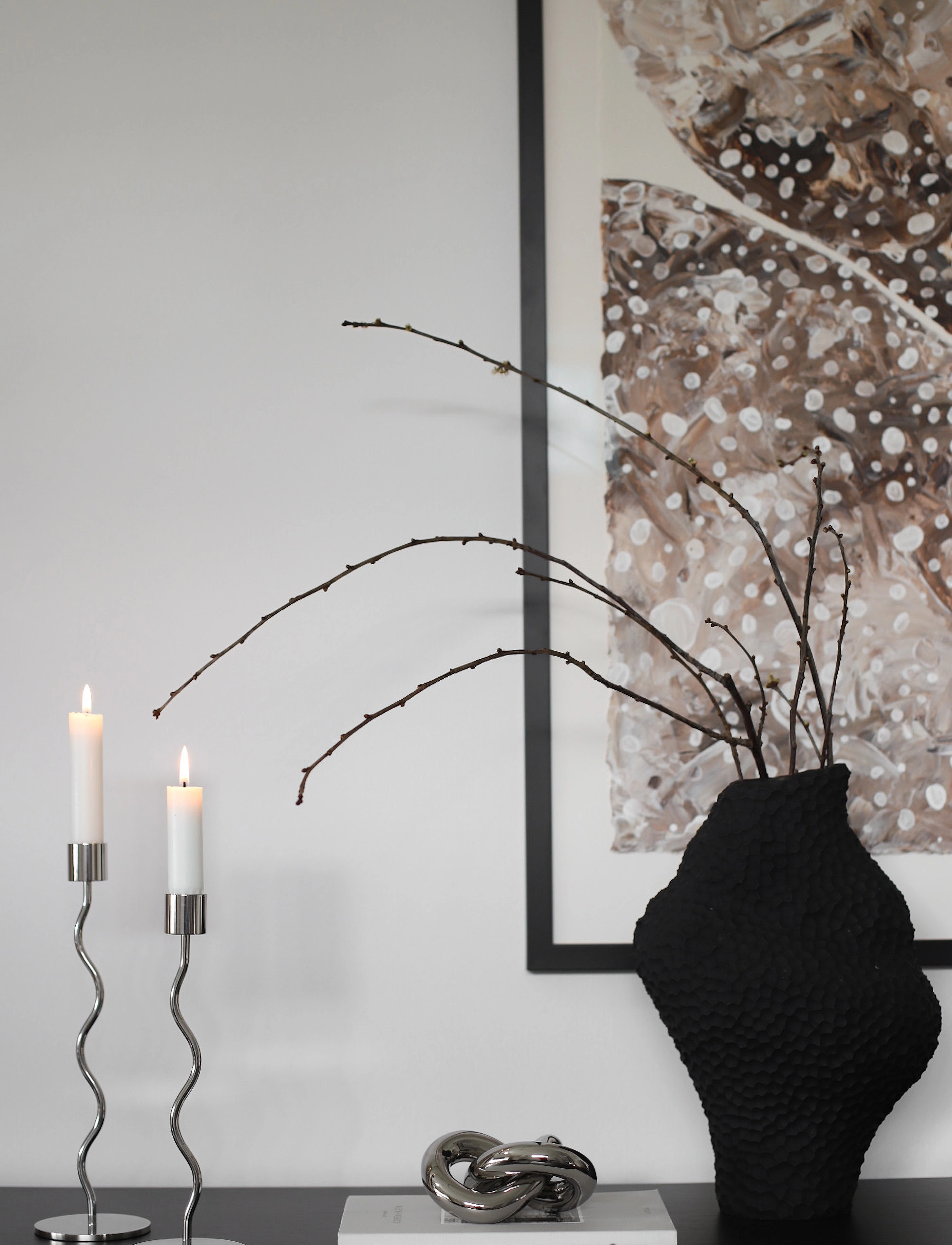 Cooee Design - Knot table small Light Silver - light silver - 1