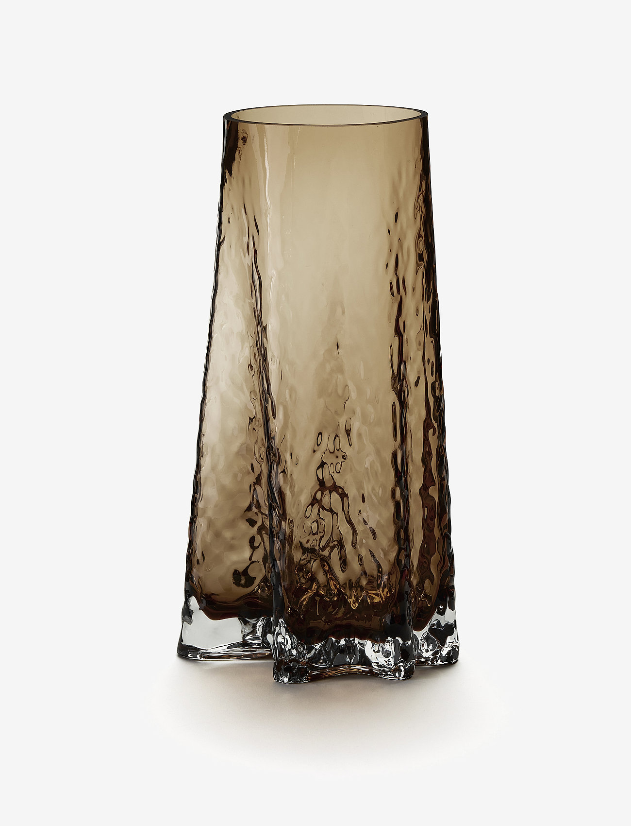 Cooee Design - Gry Vase 30cm - store vaser - cognac - 0