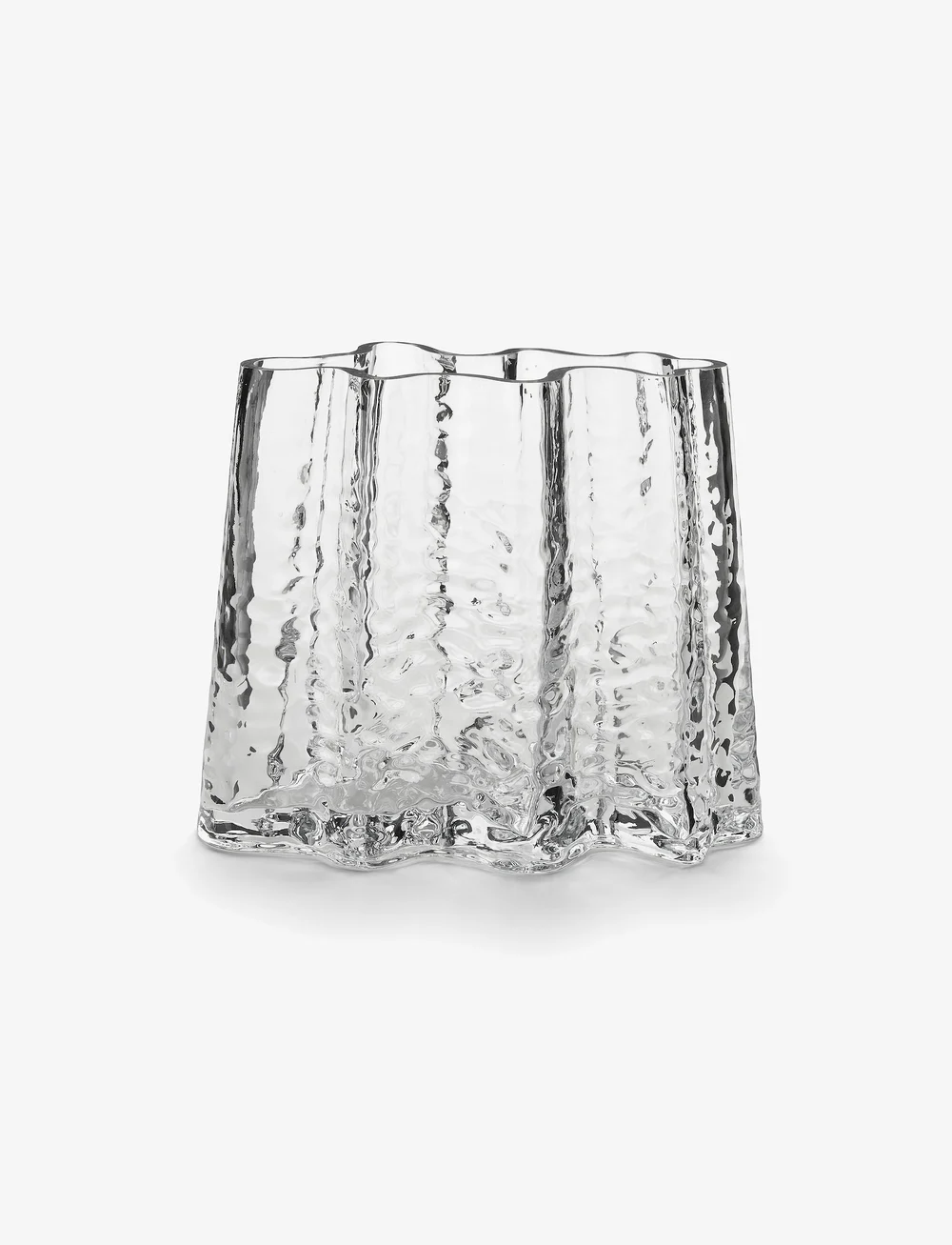 Cooee Design - Gry Wide Vase - vasen - clear - 0