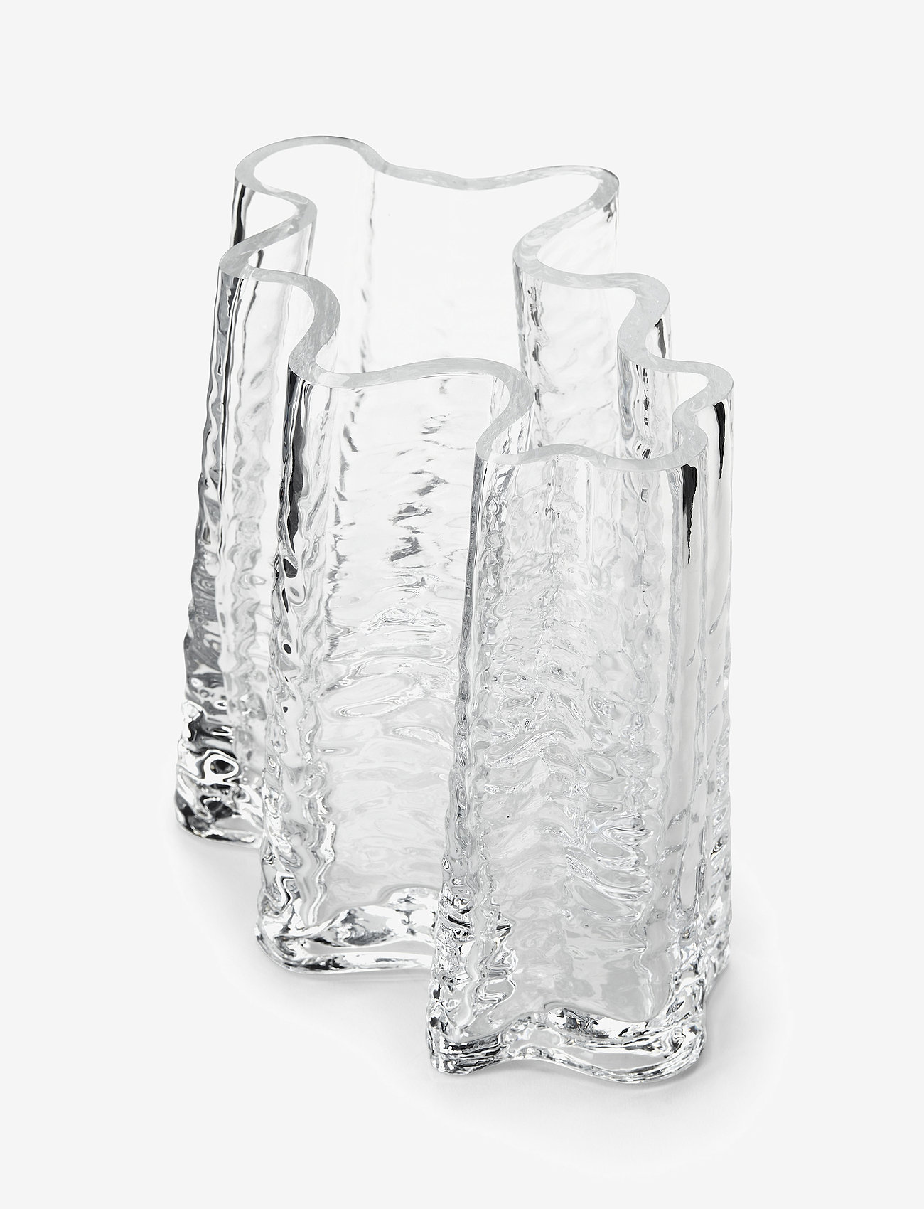 Cooee Design - Gry Wide Vase 19cm - big vases - clear - 1