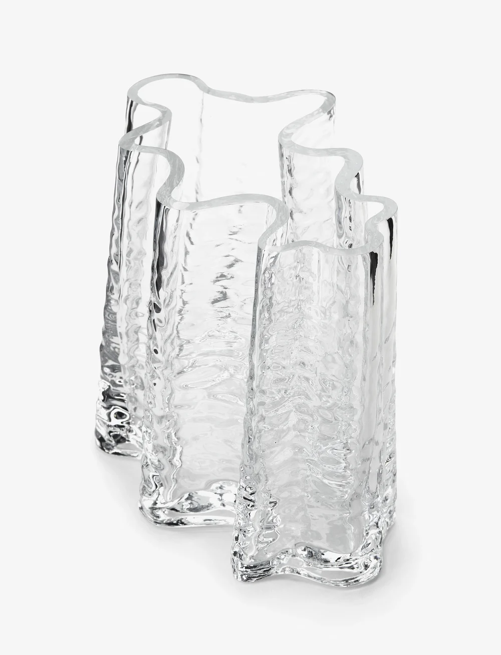 Cooee Design - Gry Wide Vase - vasen - clear - 1