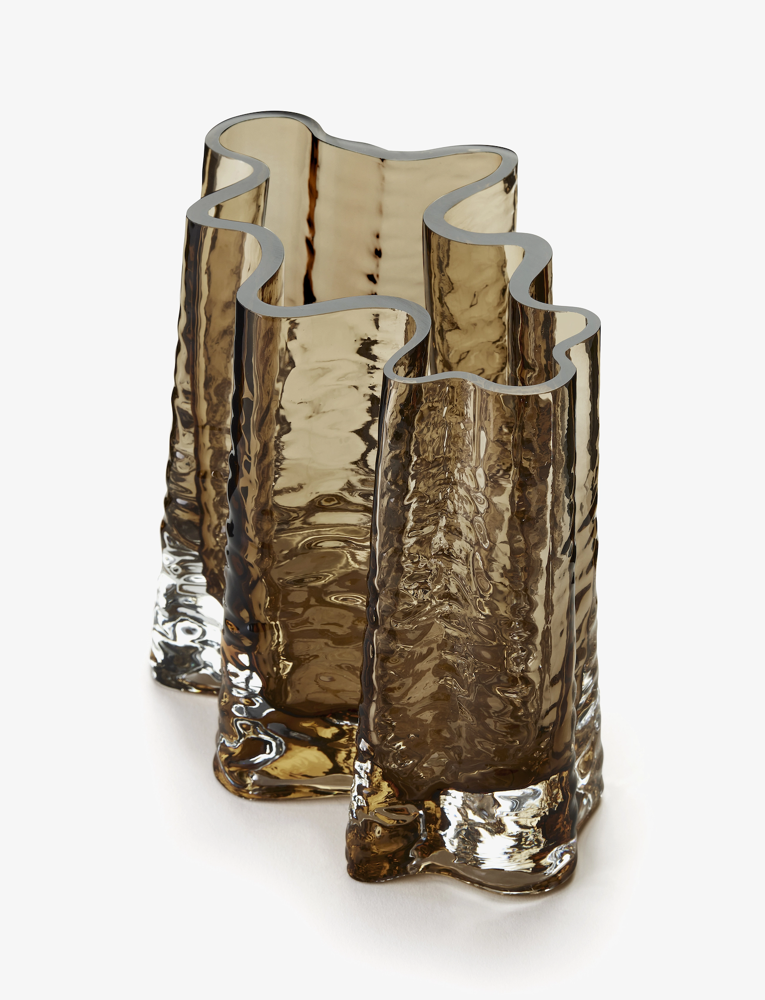 Cooee Design - Gry Wide Vase - shop etter pris - cognac - 2