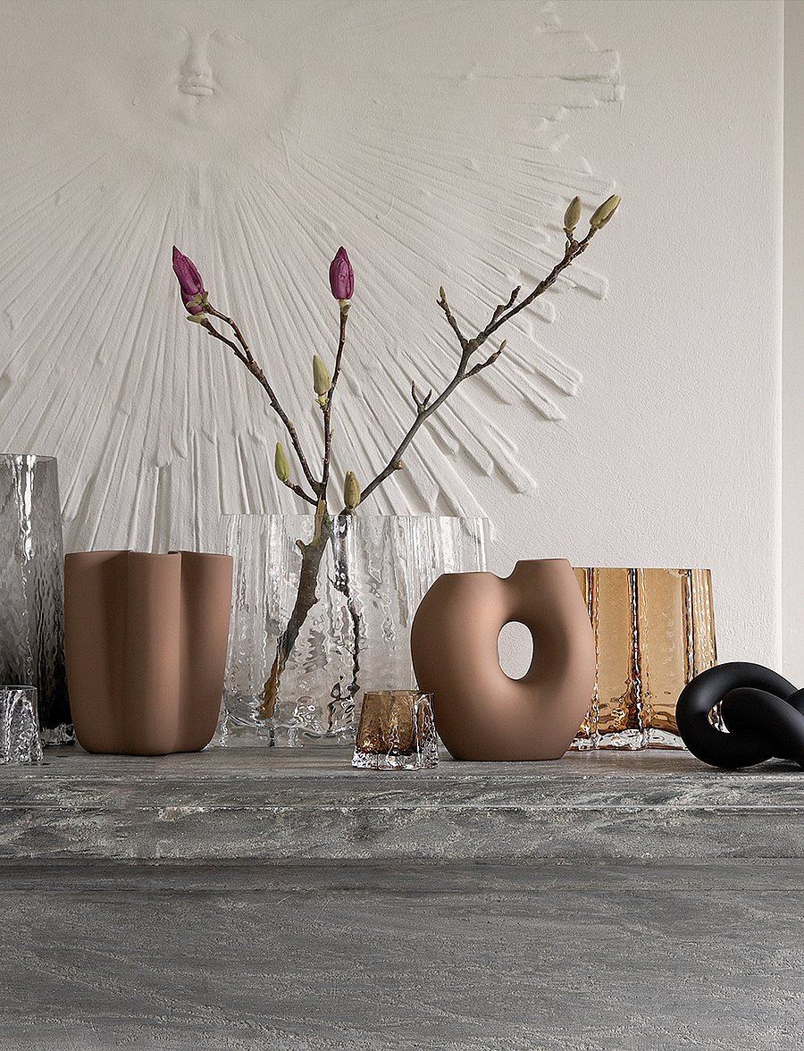 Cooee Design - Gry Wide Vase - sünnipäevakingitused - cognac - 4