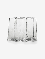 Cooee Design - Gry Wide Vase 24cm - tulpanvaser - clear - 0