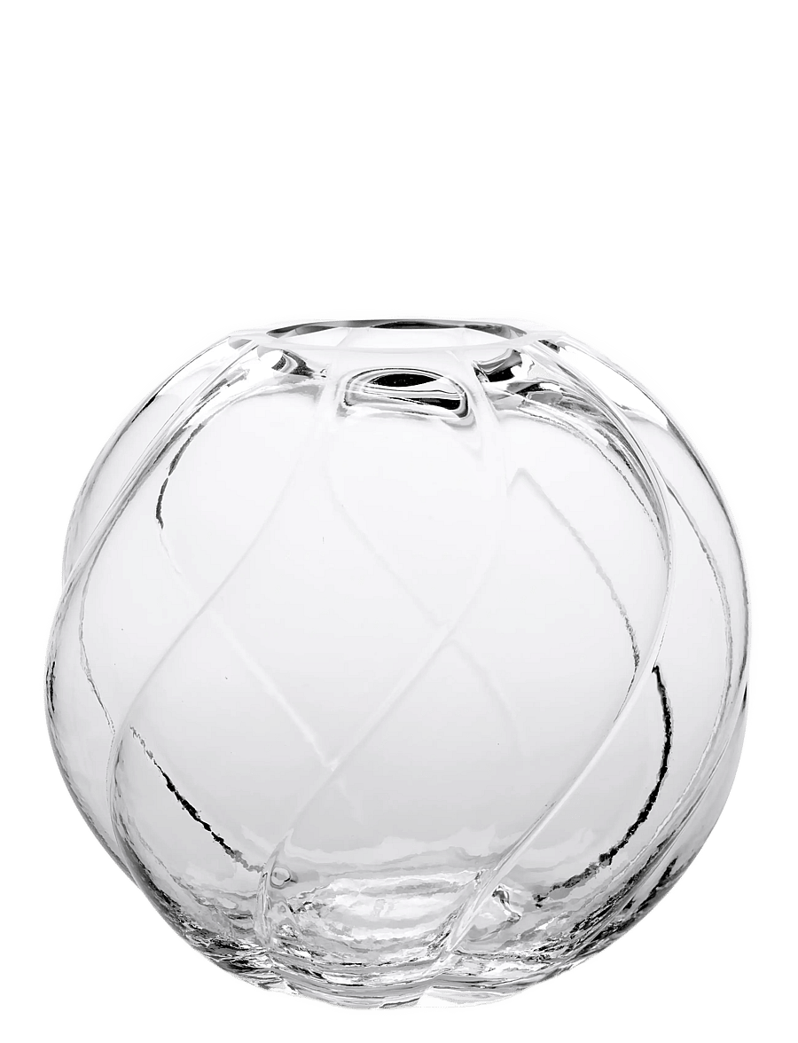 Cooee Design - Twist Ball Vase 20 cm Glass - vasen - clear - 1