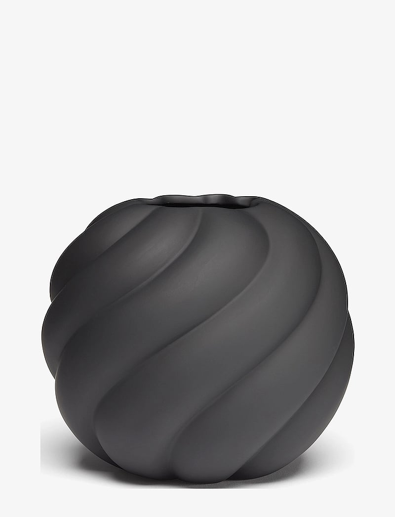 Cooee Design - Twist Ball vase - vasen - black - 0