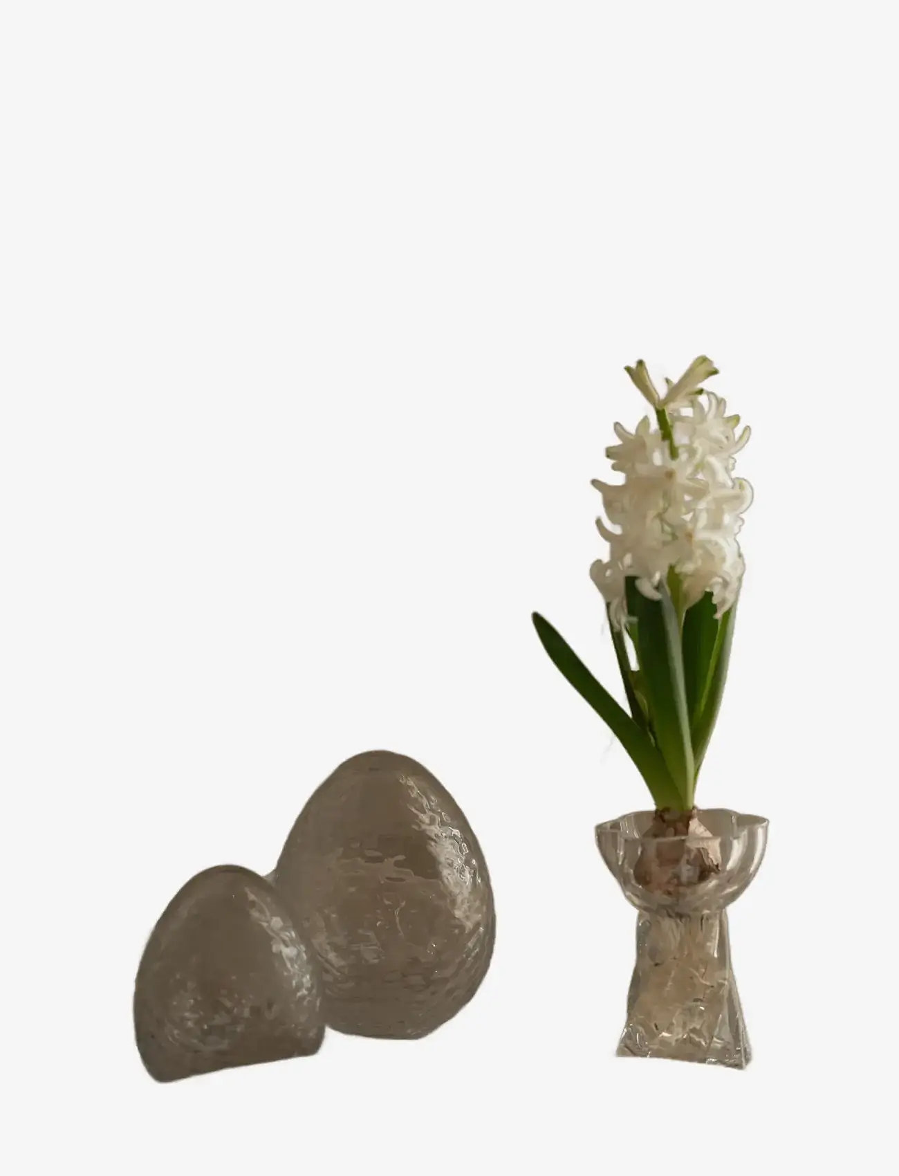 Cooee Design - Twist Bulb vase 12cm Glass - køb efter pris - clear - 1