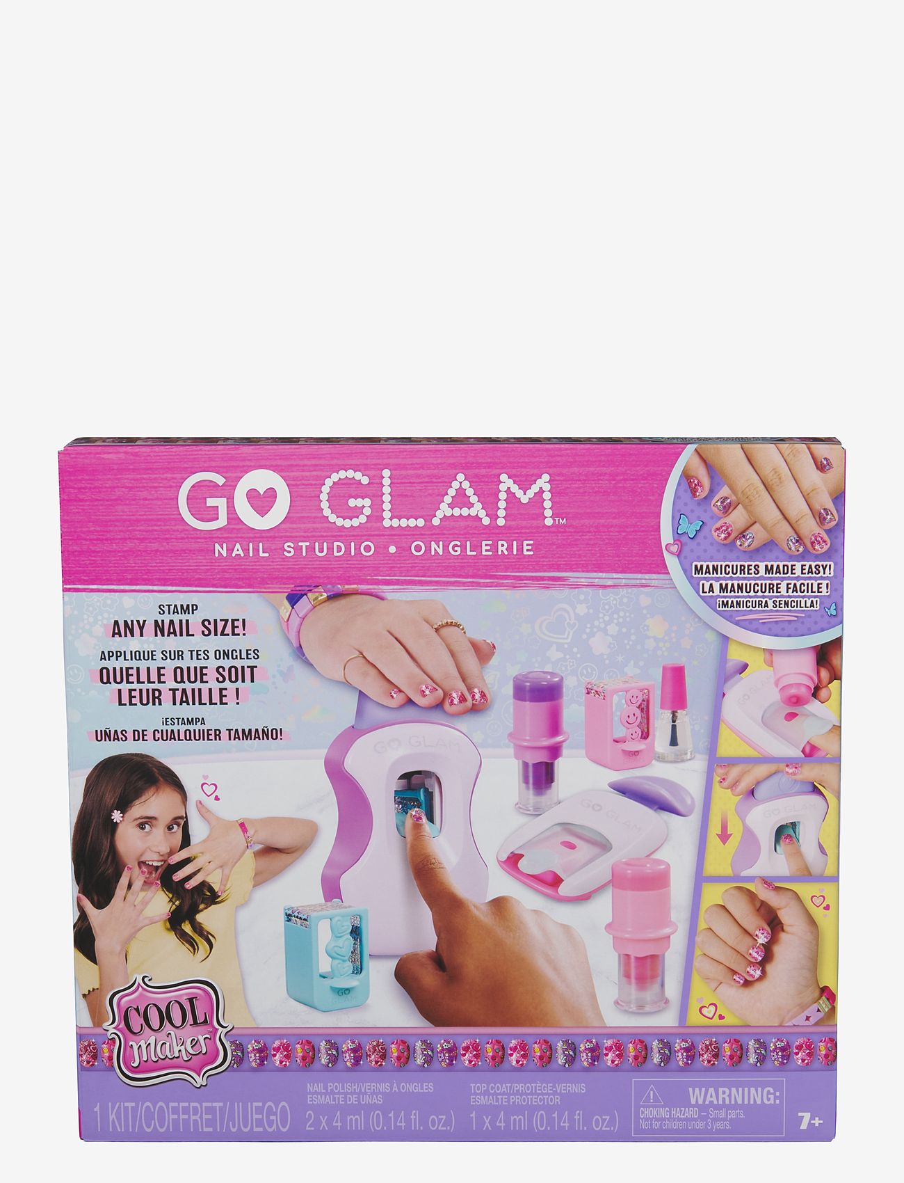 Cool Maker - Cool Maker Go Glam Mani-Mask Nail Studio - foregive makeup & tilbehør - multi - 2